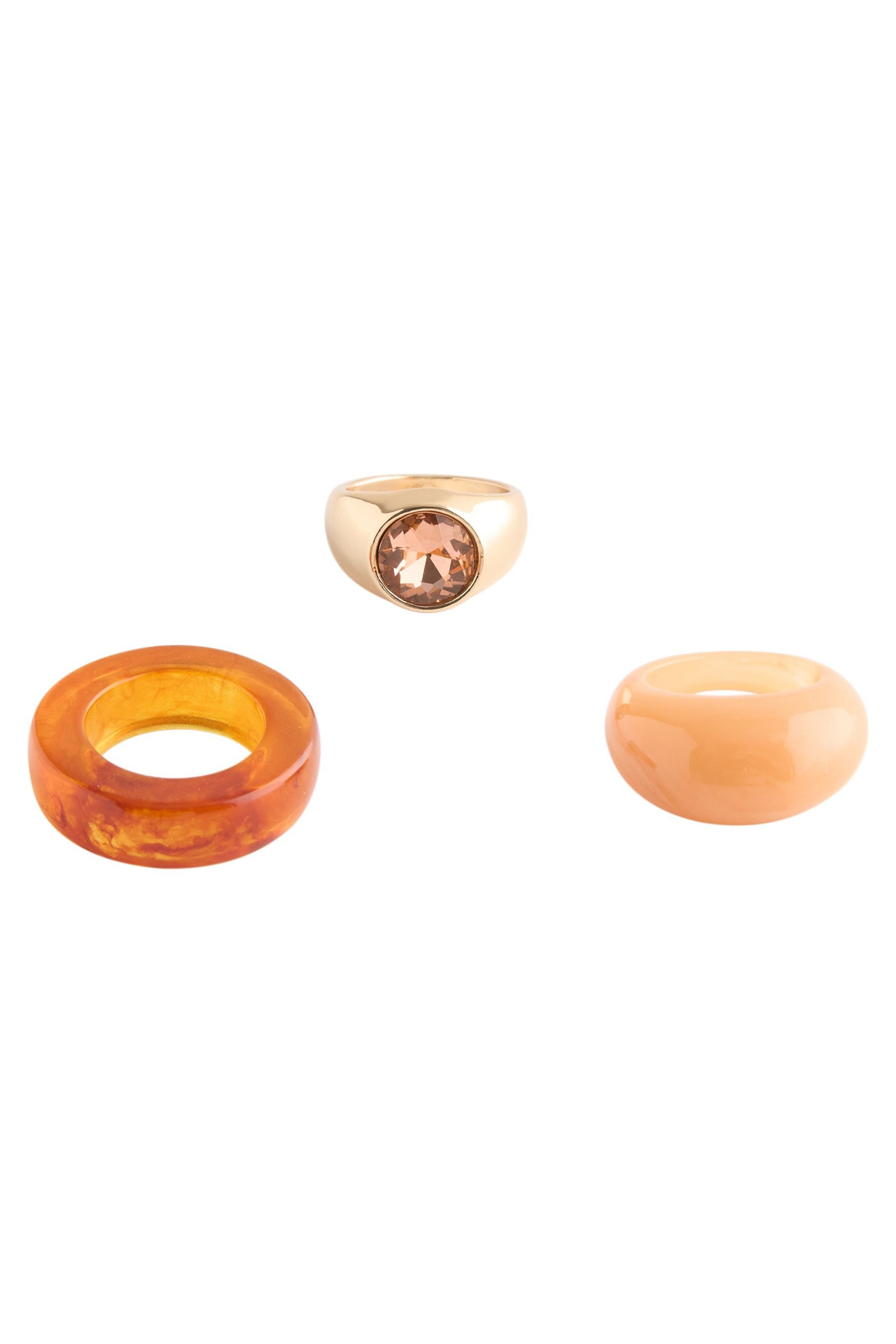 Next Fingerring Set mit Ringen, Kunstharz (1-tlg)