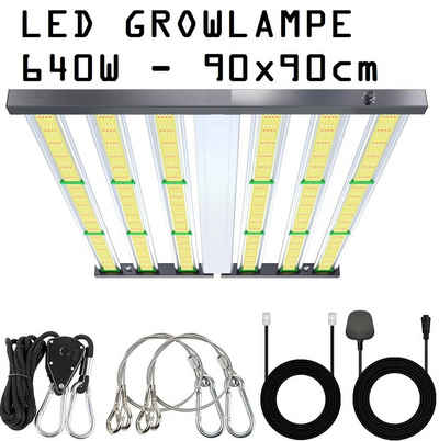 JUNG Vollspektrum LED Wachstumslampe PB360 Vollspektrum LED Grow Lampe 640 Watt Dimmbar für Growbox Set, 1 St., Anzucht, Indoor, Farbwechsler, Kaltweiß, Warmweiß, Anzuchtlampe, Grow LED, für Pflanzen, Wachstumslicht, Cannabis Lampe