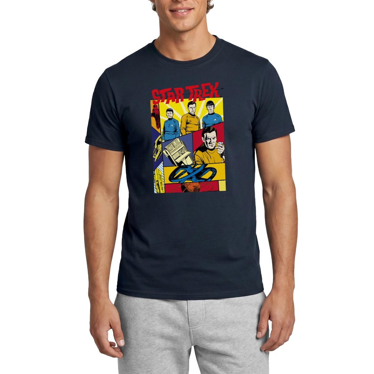 T-Shirt Star Trek The Original Series Comic Cover Männer T-Shirt
