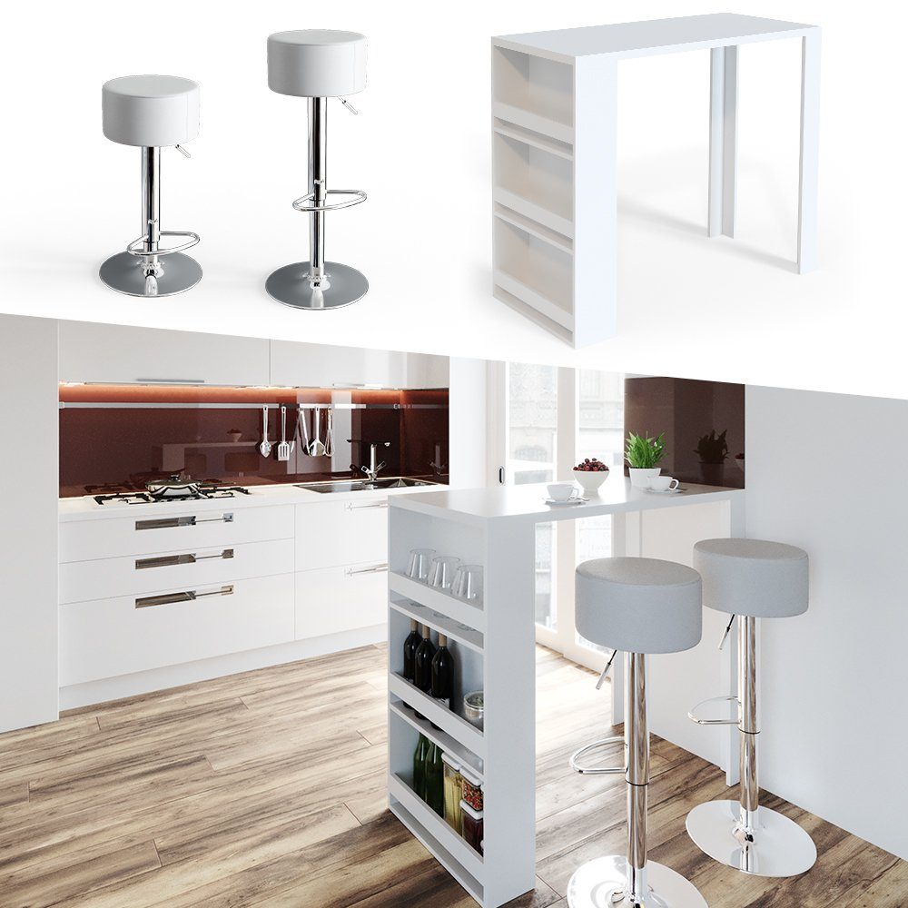 Vicco Bartisch, Weiß, 117 x 57 günstig online kaufen