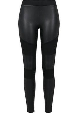 URBAN CLASSICS Leggings Damen Ladies Fake Leather Tech Leggings (1-tlg)