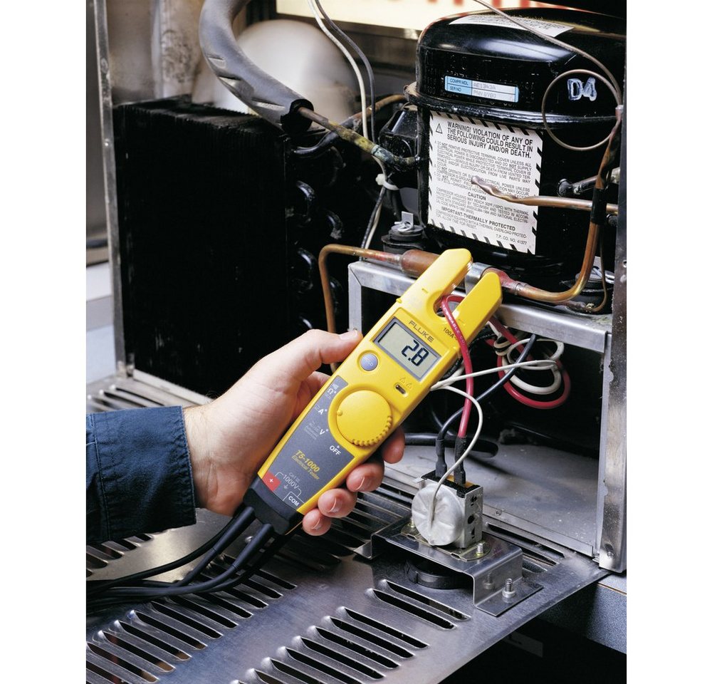Thumbnail - Fluke Spannungsprüfer Fluke T5-1000 Zweipoliger Spannungsprüfer CAT III 1000 V LCD, Akustik, (T5-1000)
