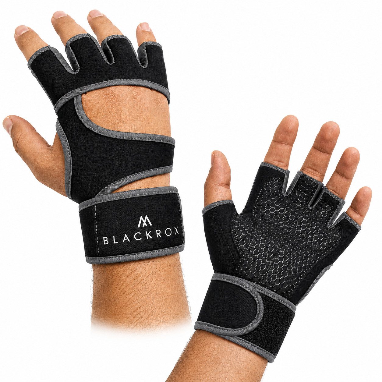 BLACKROX Trainingshandschuhe [Vergleichssieger 2026] Fitnesshandschuhe, Gr. M-XL, Damen & Herren