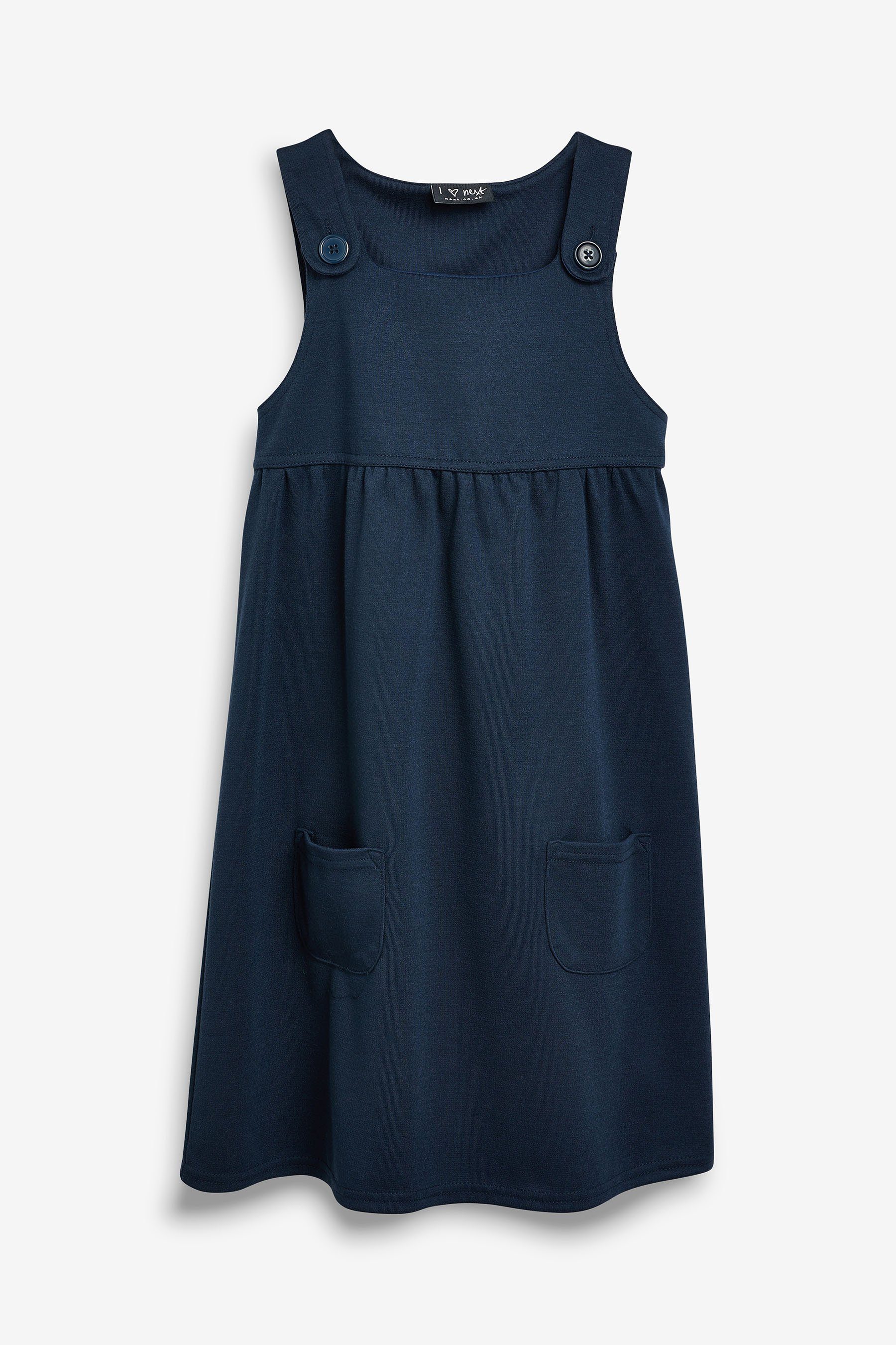 Blue Latzkleid Jersey-Trägerkleid (1-tlg) Next Navy