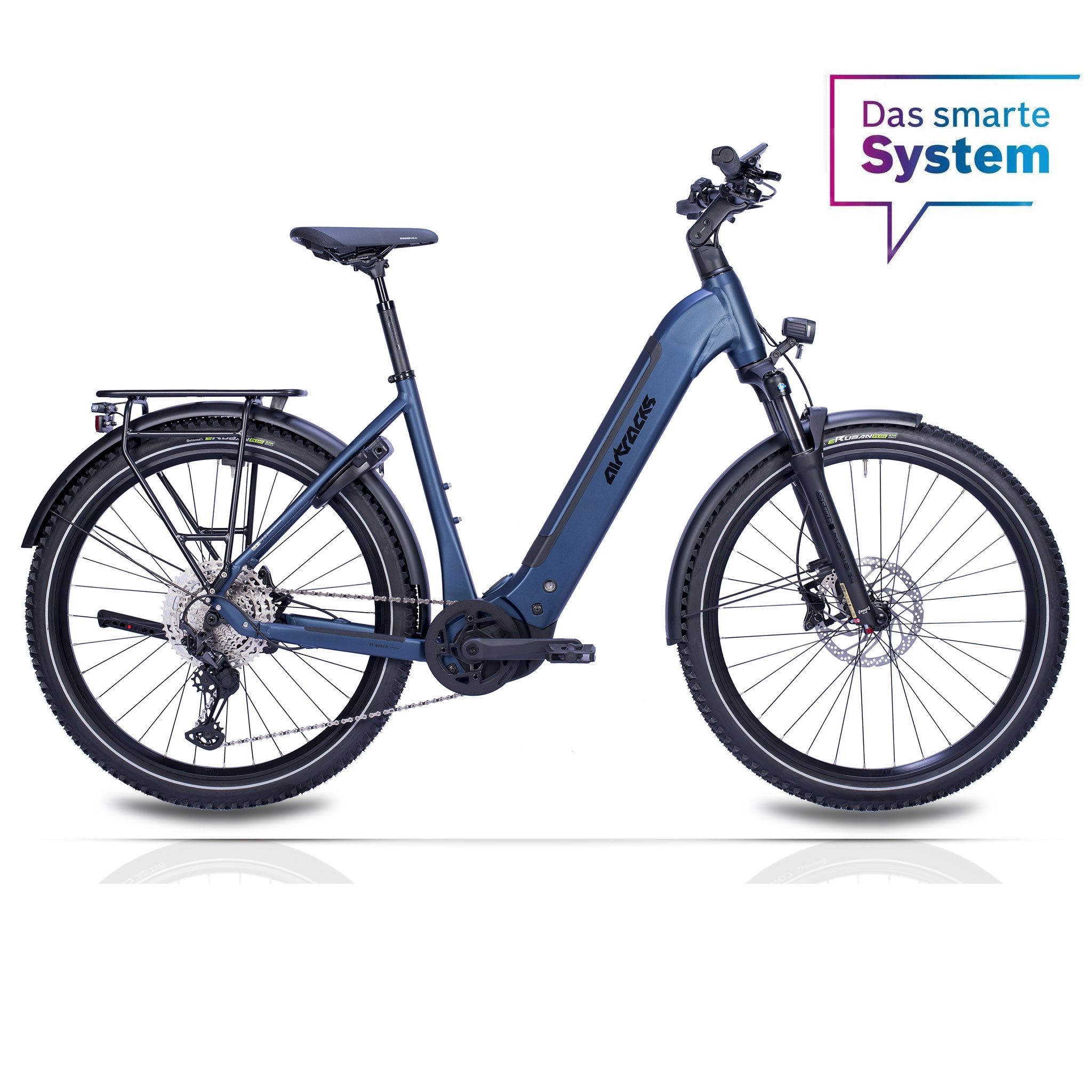 Airtracks E-Bike Trekkingrad 27,5 Damen E-BIKE SUV TERRA CX1 BOSCH PERFORMANCE LINE PX (Smart), 12 Gang Shimano Deore XT RD-M8100 Schaltwerk, Kettenschaltung, Mittelmotor, 800 Wh, (Akku BOSCH POWERTUBE 800Wh Smart System), Display INTUVIA 100, Größen - 45cm 50cm 55cm - Mod. 2026