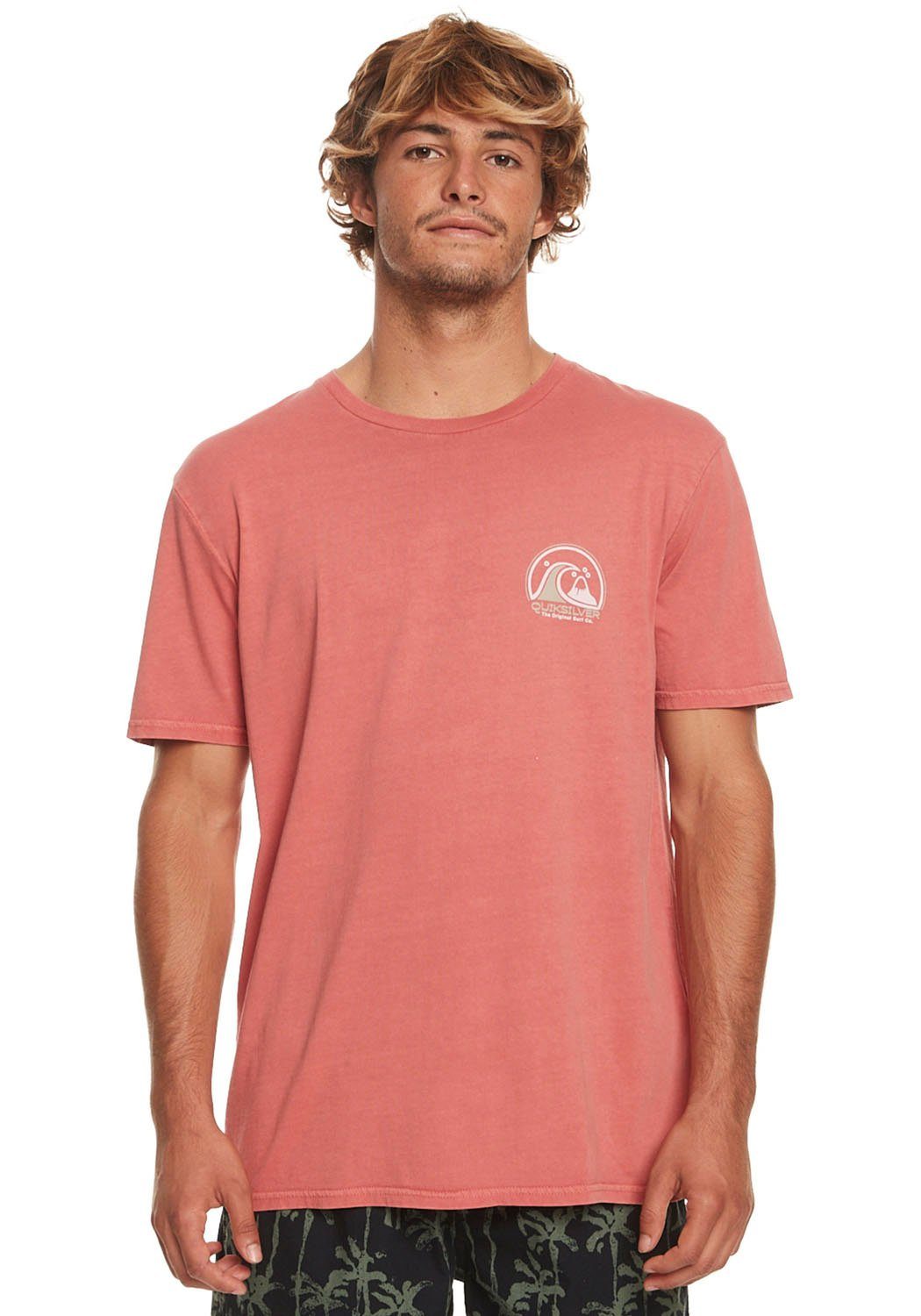 Quiksilver T-Shirt CLEANCIRCLE TEES MMZ0 Mineral Red