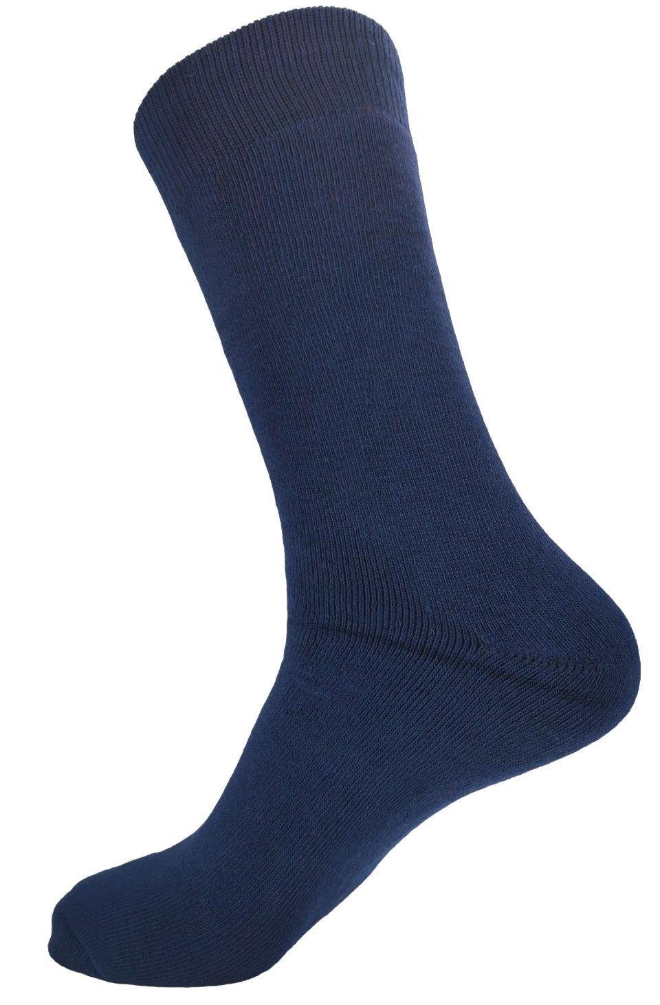 Thermo Paar, Socken 43-46 EloModa Vollfrottee (12-Paar) Paar Thermosocken 39-42 Baumwolle; Winter 12 Mix2 Warm 12