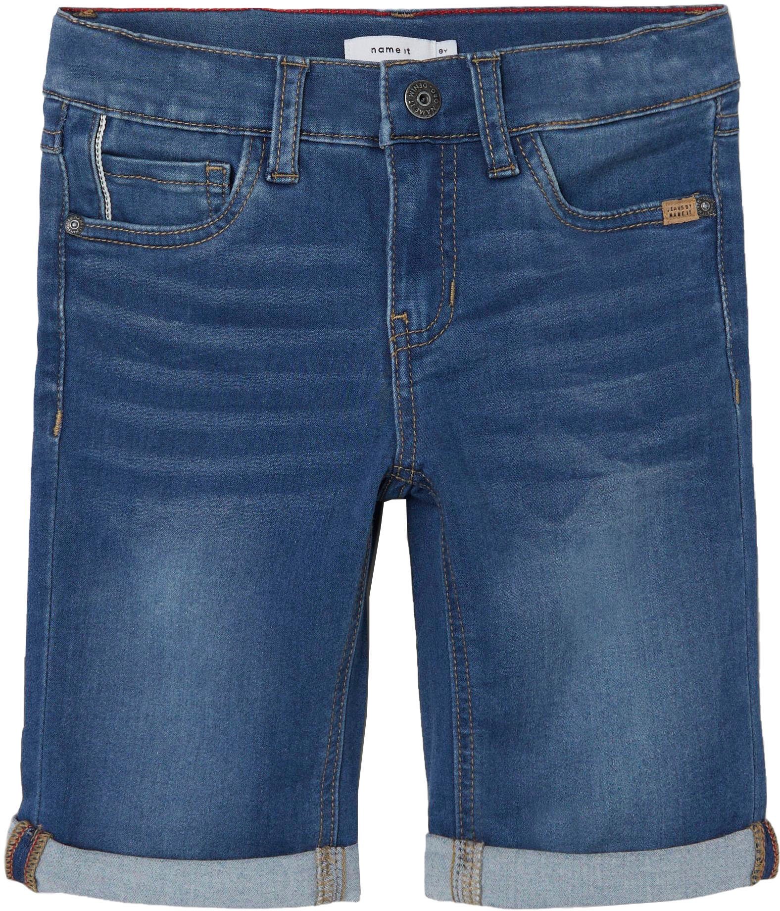 Name It Jeansshorts NKMTHEO XSL DNM L SHORTS 6622-CL NOOS Viskosemischung, Stretch