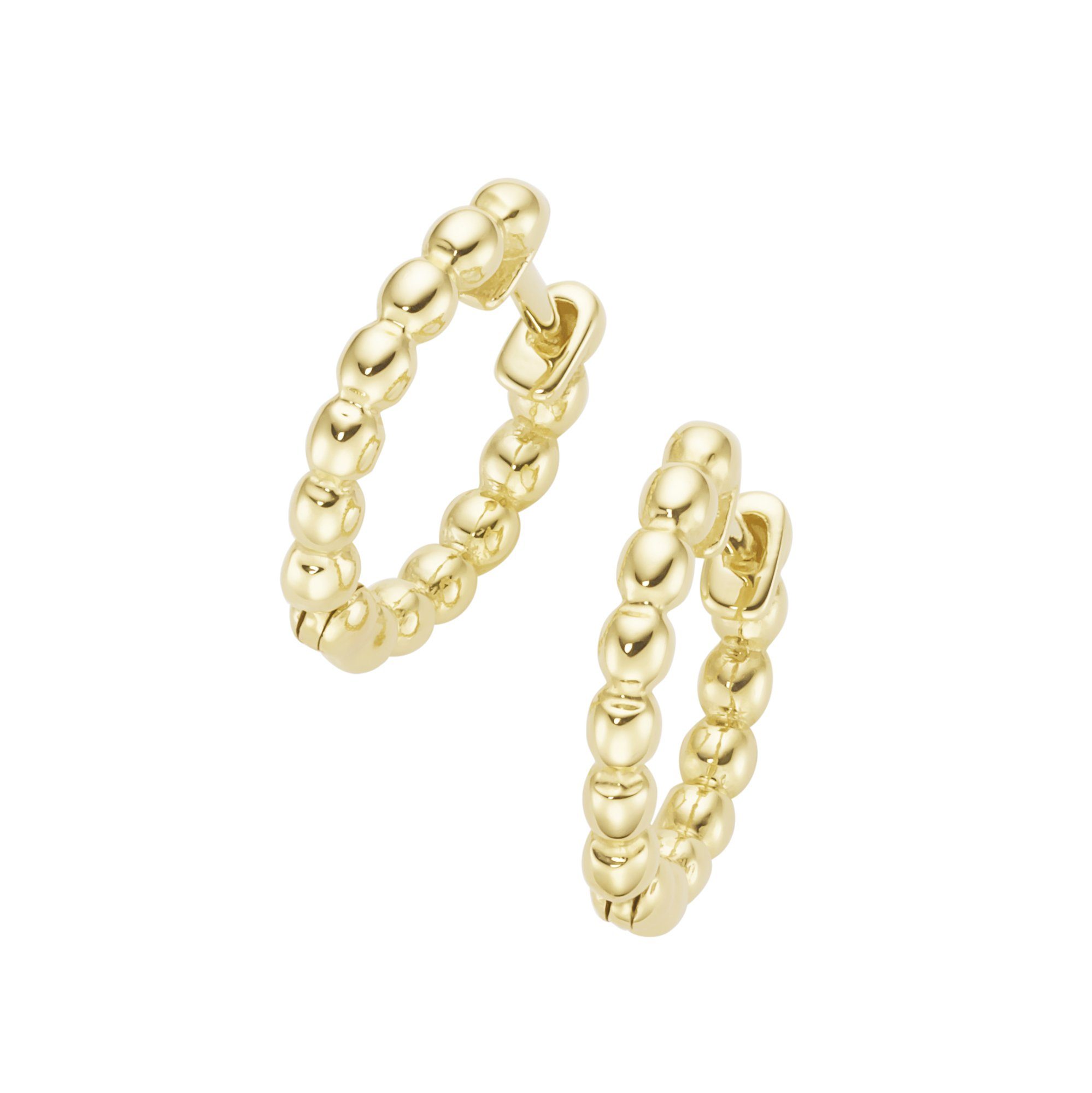 Luigi Merano Paar Creolen in Kugel-Design, Gold 375 günstig online kaufen