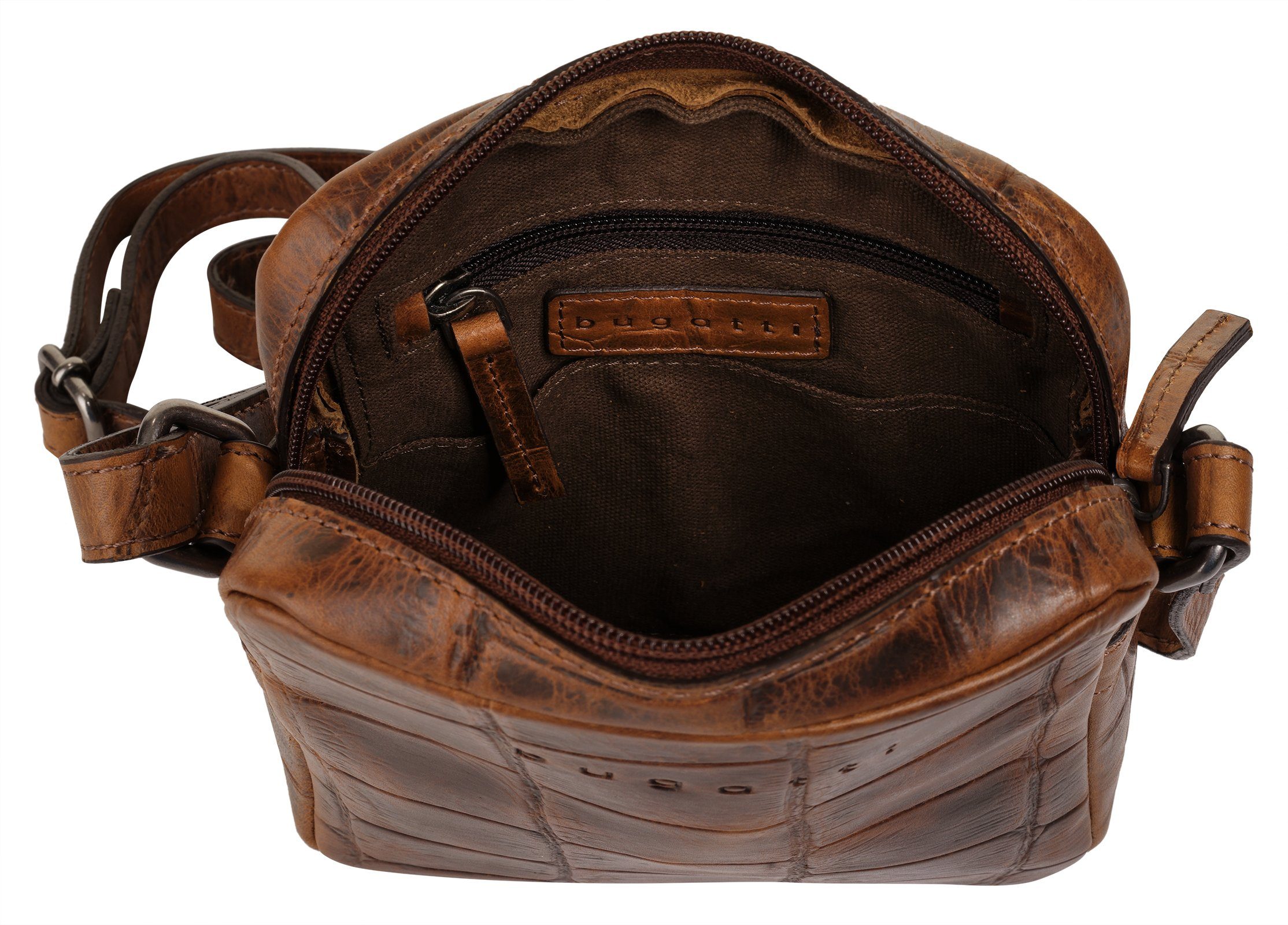bugatti Abendtasche NEVIO, echt Leder