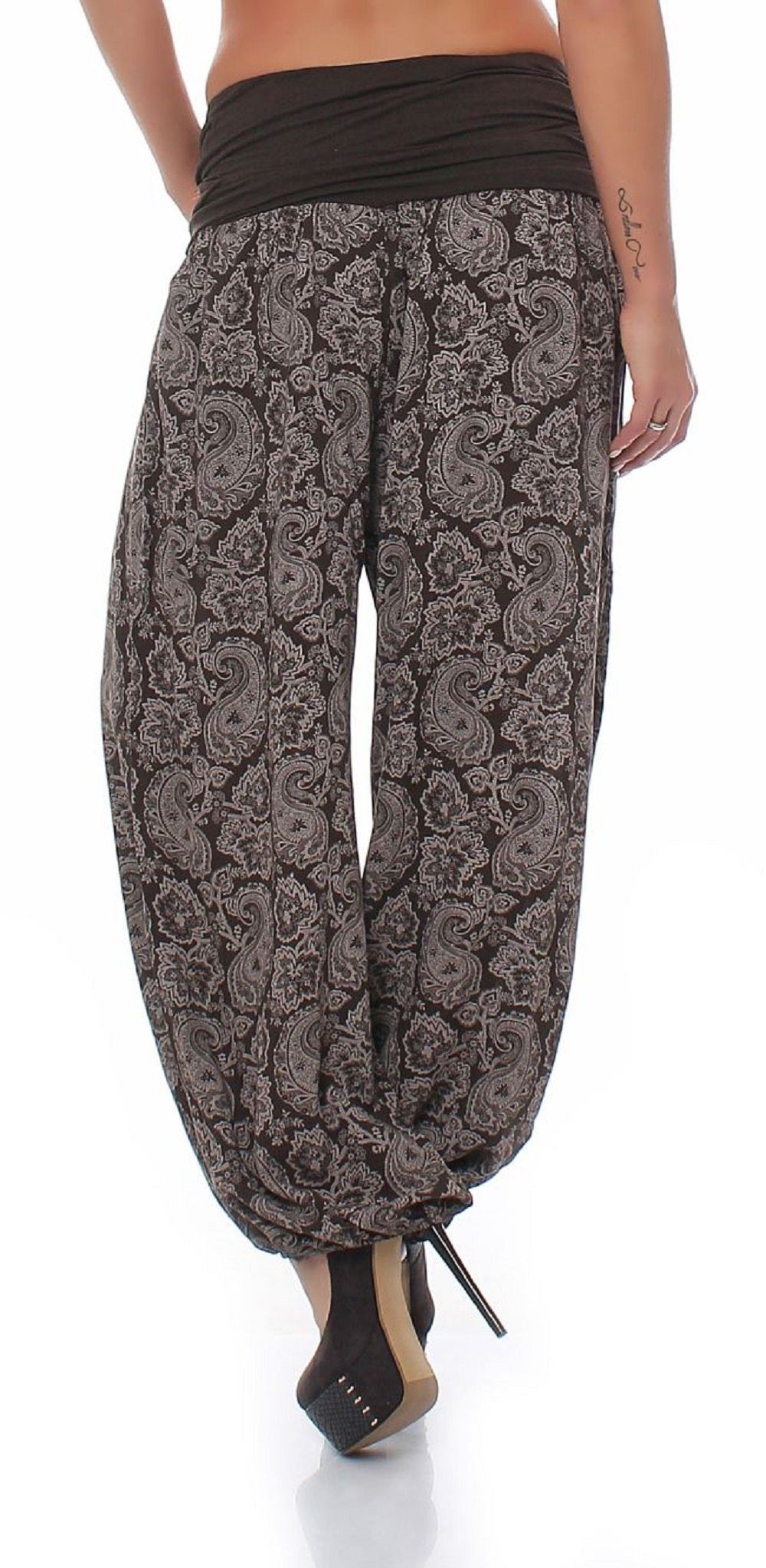 malito more than fashion Haremshose malito Damen Pumphose im Orient Design 8580 Haremshose im Orient Design