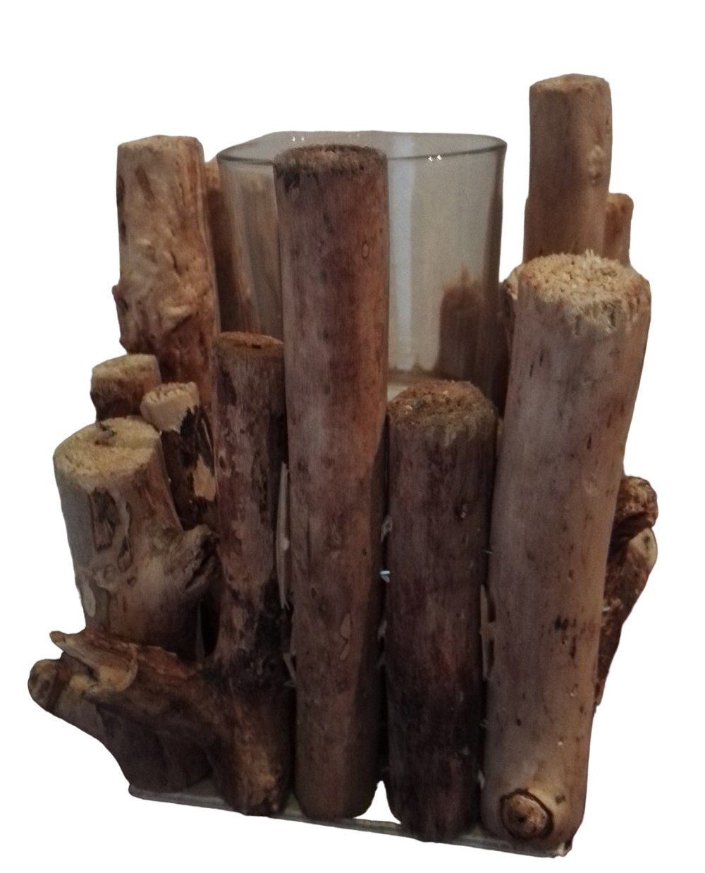 Deko-Impression Kerzenständer Schöner Kerzenständer Teelichthalter natur Ho günstig online kaufen