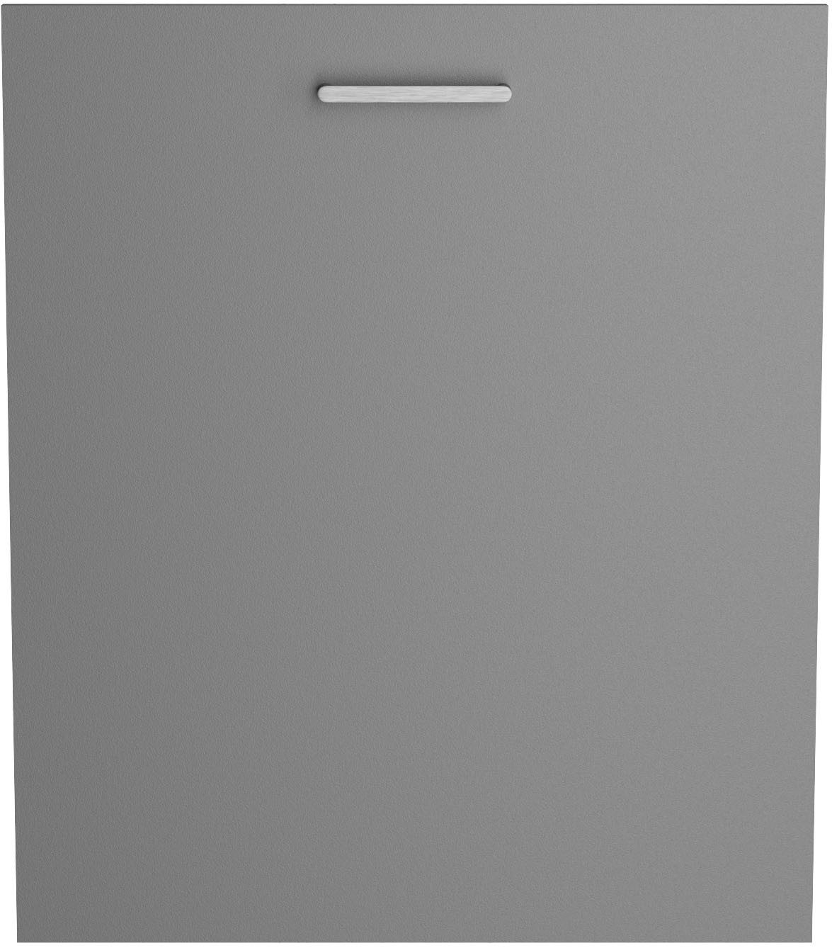 KOCHSTATION Frontblende KS-Lucy, Breite 60 cm, Metallgriff, für vollintegrierten Geschirrspüler
