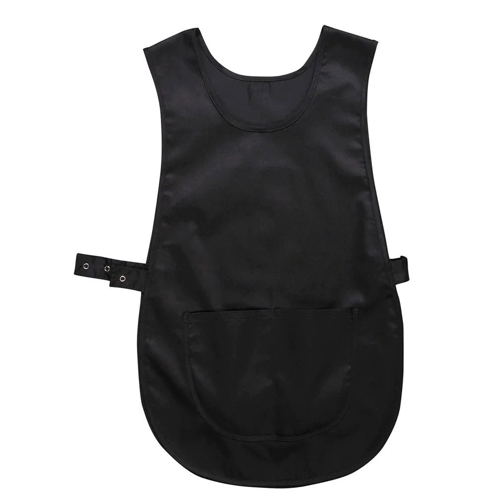 Portwest Kochschürze S843 - Überwurfschürze mit Tasche Schwarz / PW S843-01