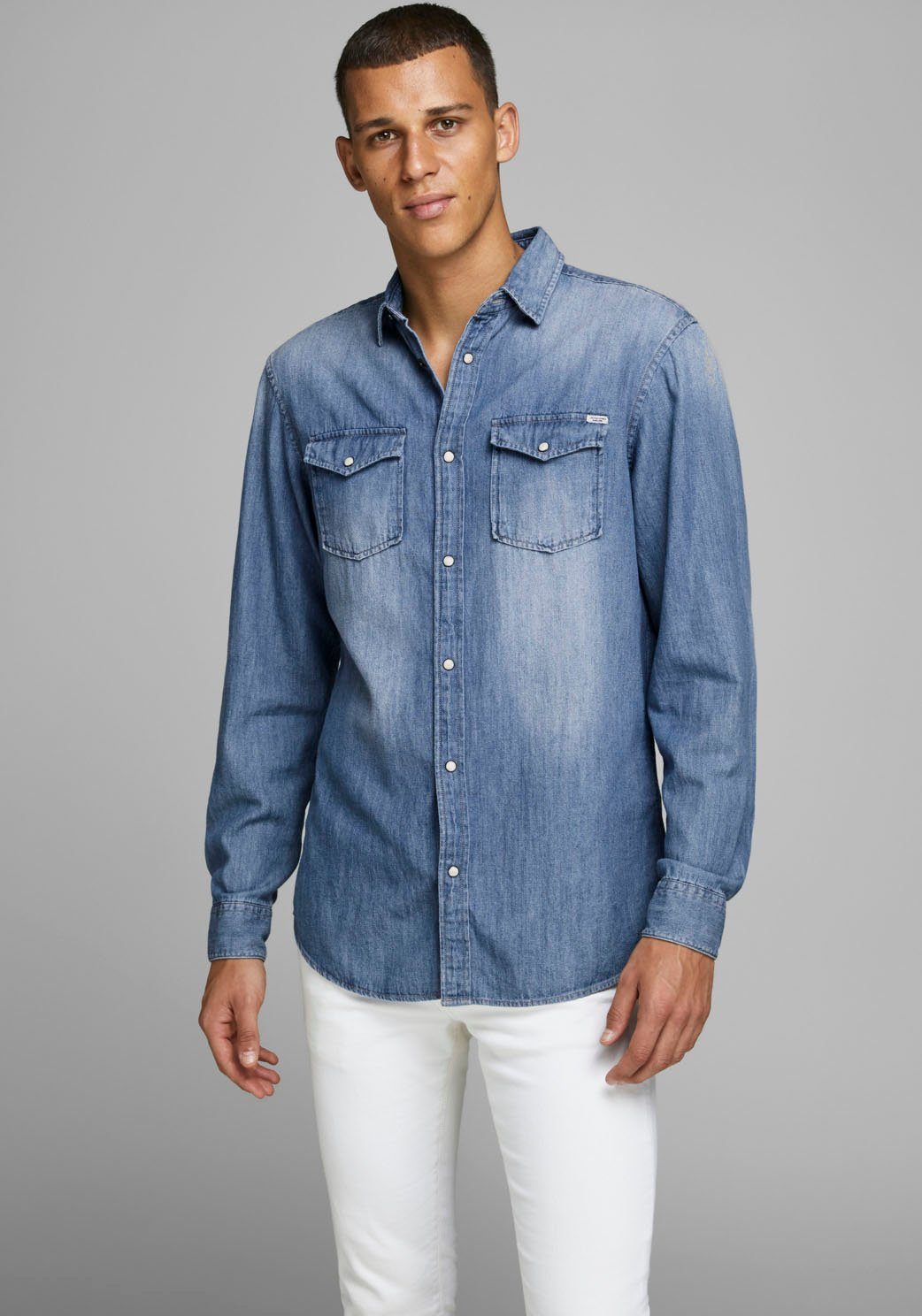 Jack & Jones Jeanshemd SHERIDAN SHIRT