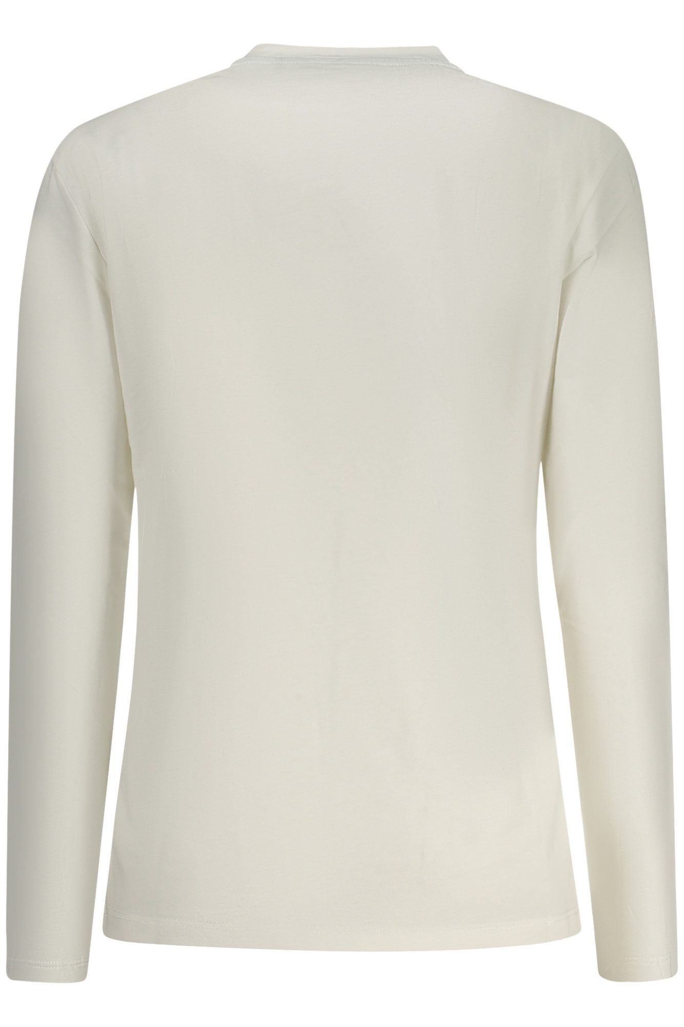 North Sails T-Shirt Weißes Damen-Langarmshirt mit Relieflogo und