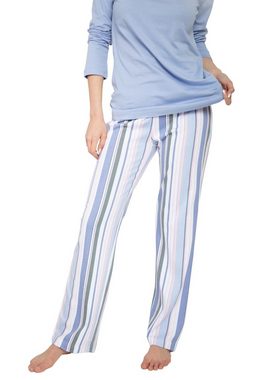 Consult-Tex Pyjama Damen Pyjama Schlafanzug DF008 (Spar-Set, 1 Set) aus reiner Baumwole Jersey