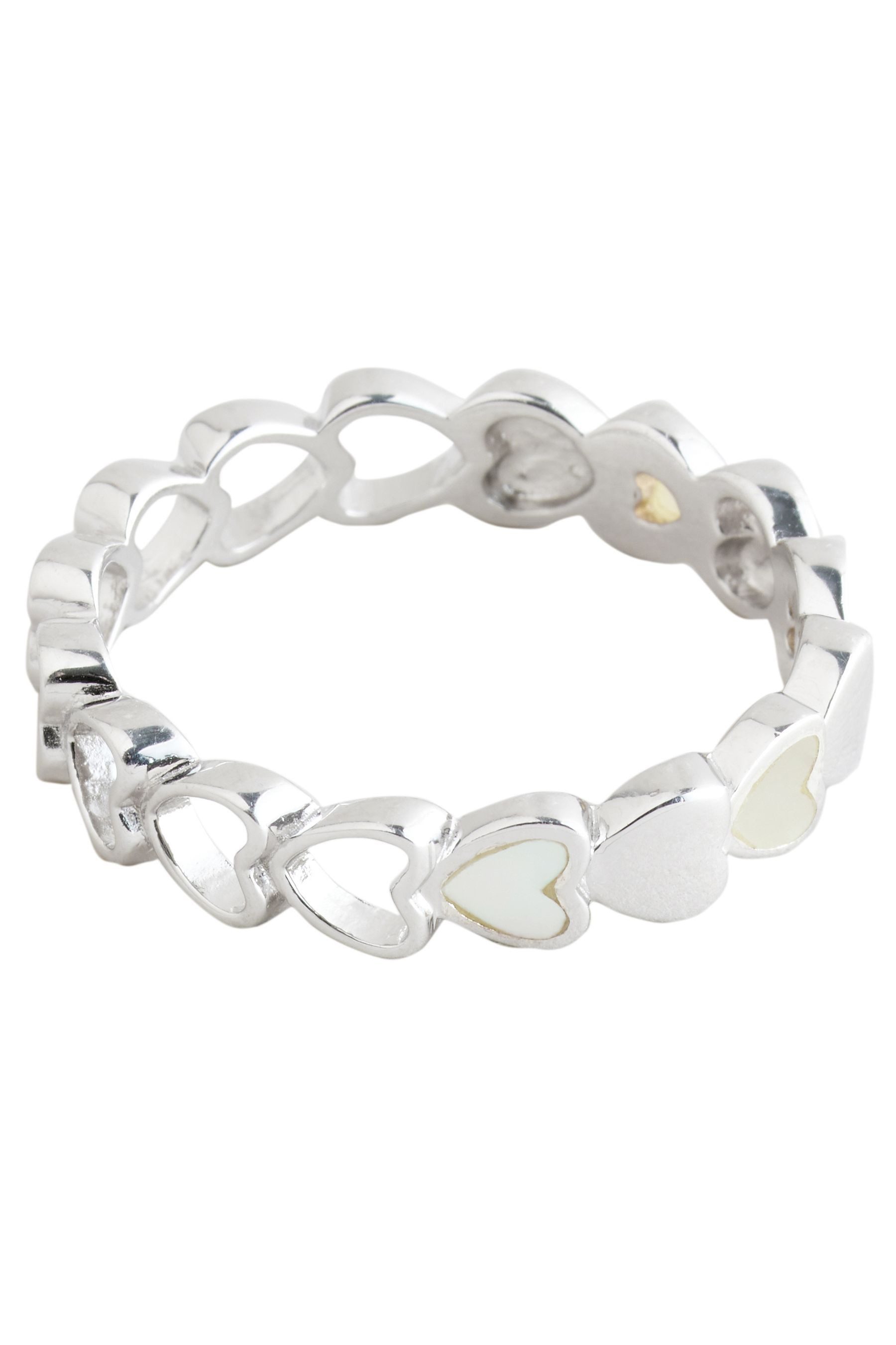 Next Fingerring Ring aus Sterlingsilber mit Perlmutt (1-tlg)