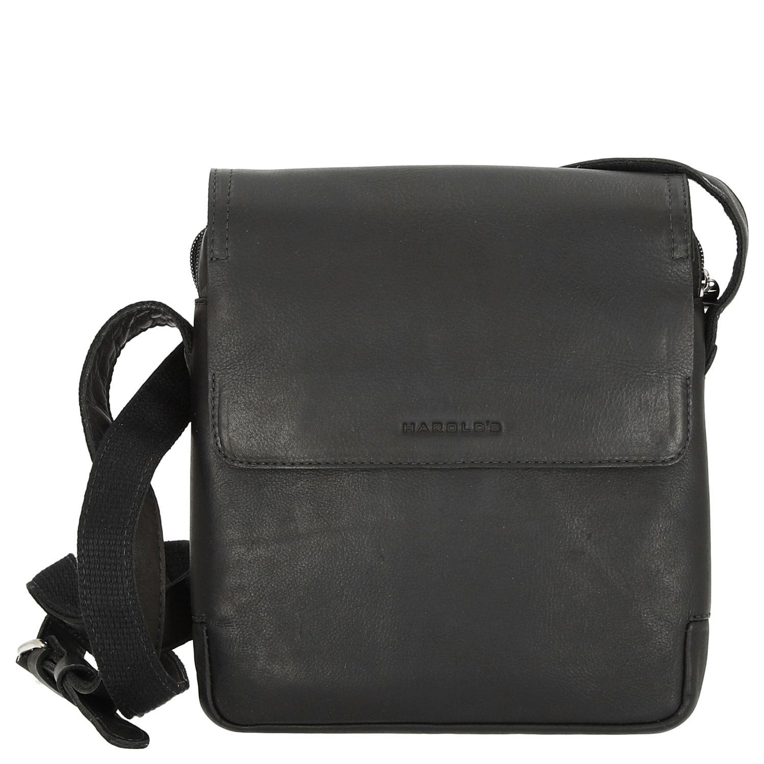 Harold's Umhängetasche Campo - Schultertasche 24 cm (black)