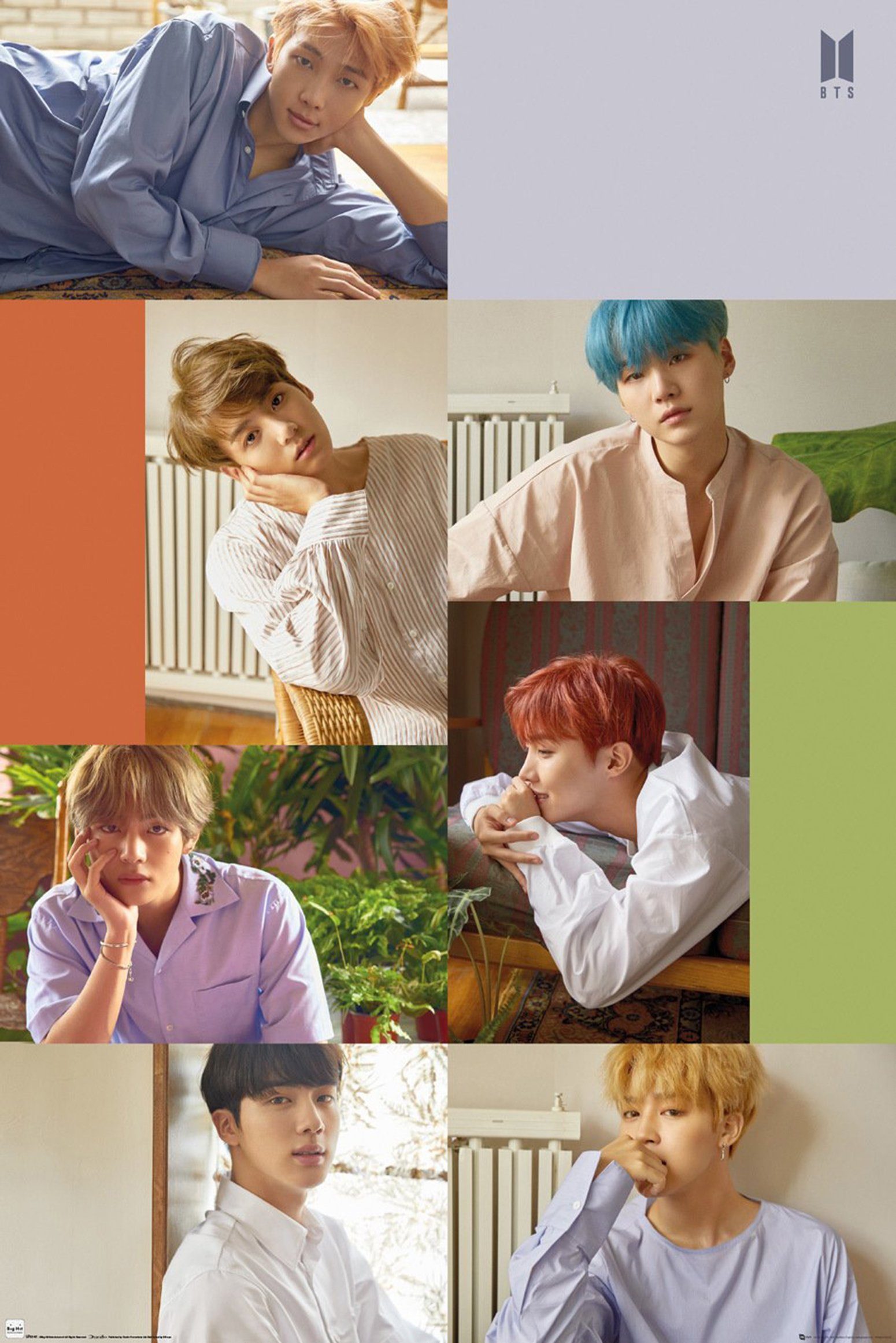 GB eye Poster BTS Poster Group Collage 61 x 91,5 cm