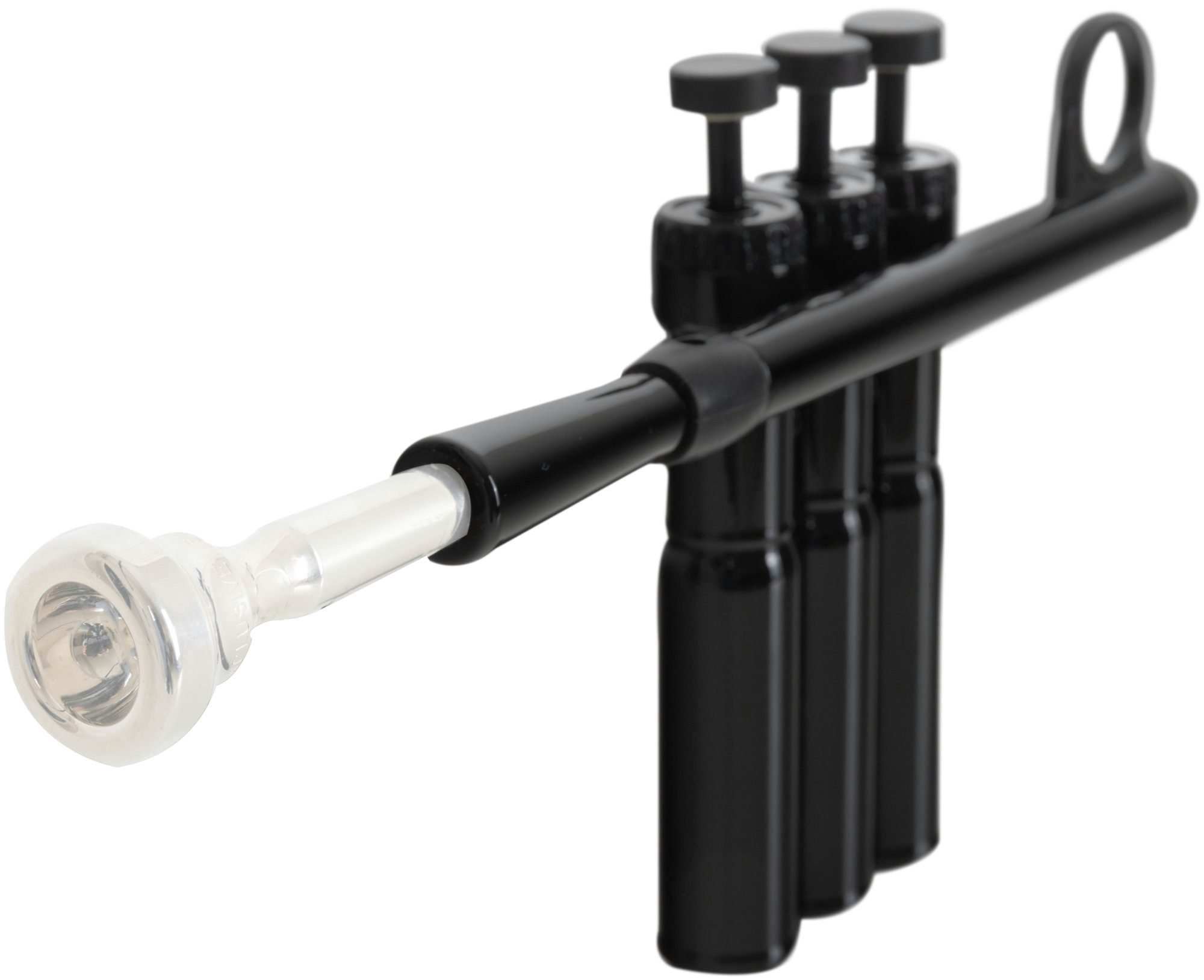 Classic Cantabile Trompete Classic Cantabile MardiBrass Ansatztrainer Trompete & Flügelhorn, Trainingsgerät für Ansatz, Atmung und Fingerfertigkeit