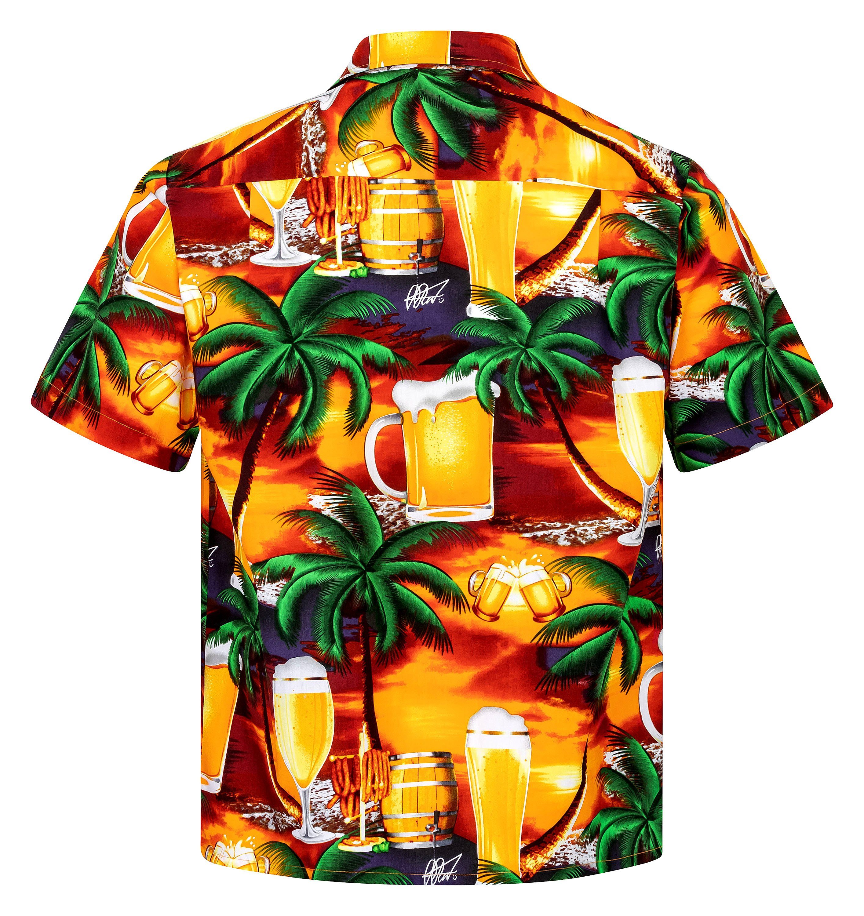 Hawaiihemdshop.de Hawaiihemd Hawaii Hemd Herren Baumwolle Kurzarm Hawaiihem günstig online kaufen