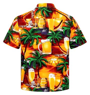 Hawaiihemdshop.de Hawaiihemd Hawaiihemdshop Hawaii Hemd Herren Baumwolle Kurzarm Strand Shirt