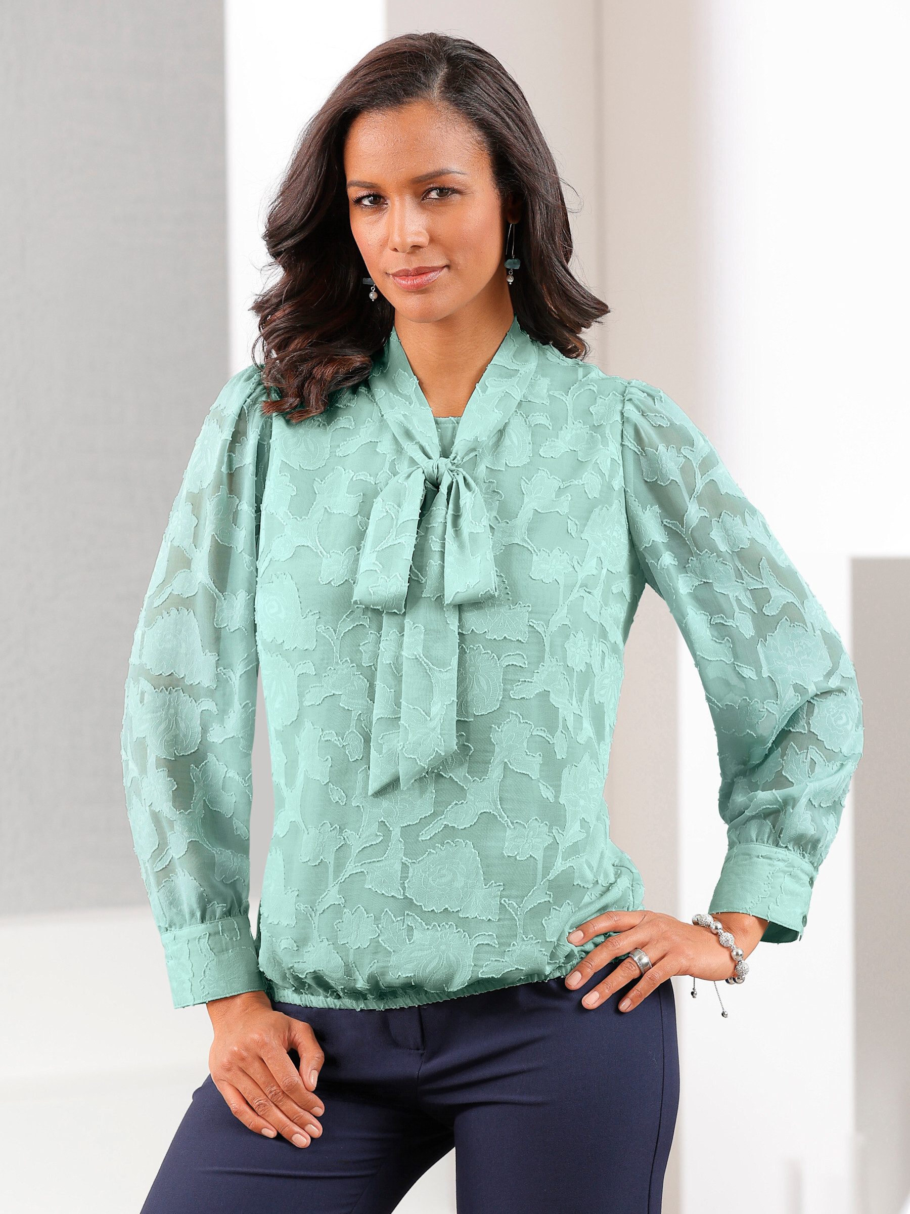 Witt Klassische Bluse Bluse Langarm