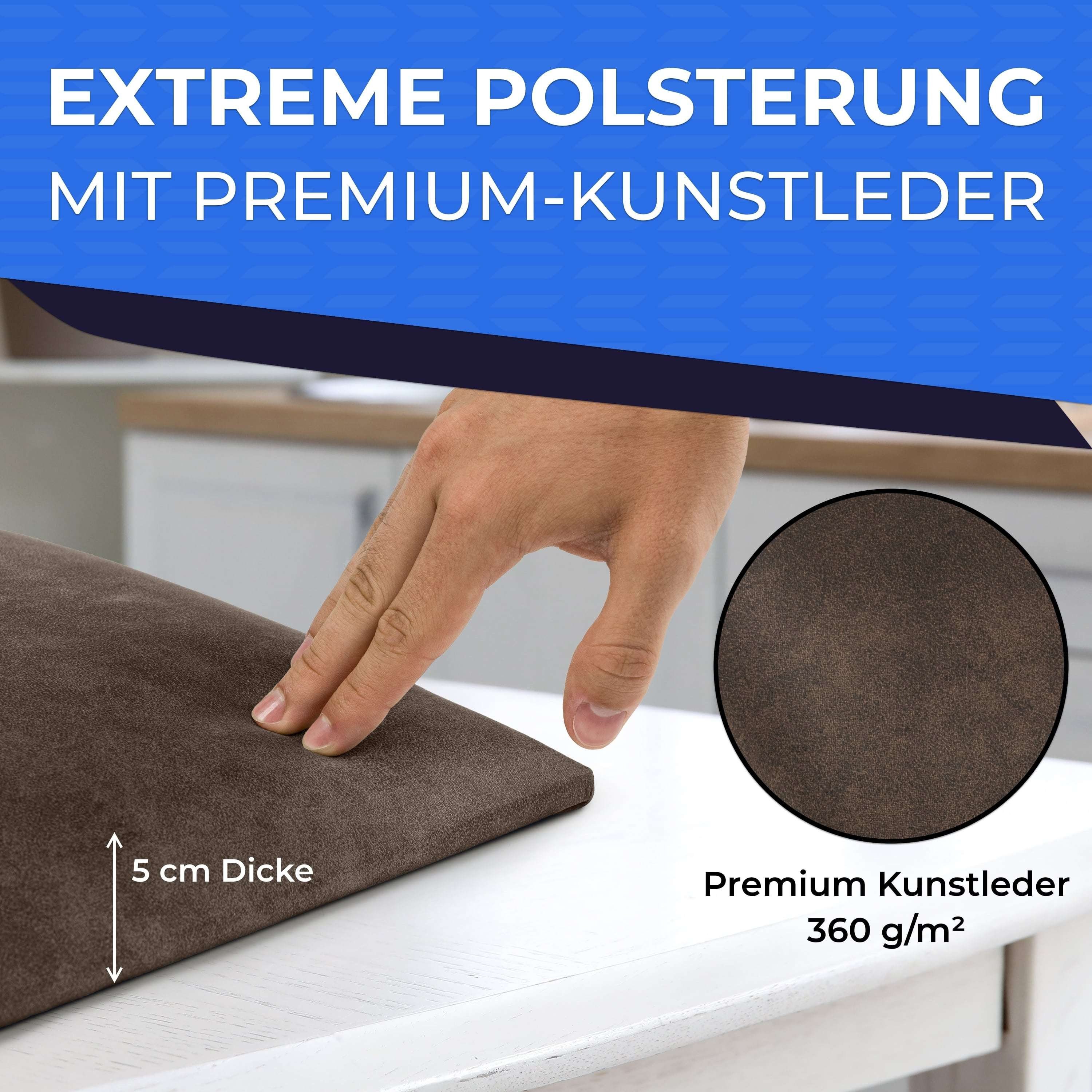 softwalls Kopfteil Wandkissen Leder - Kopfteil günstig online kaufen