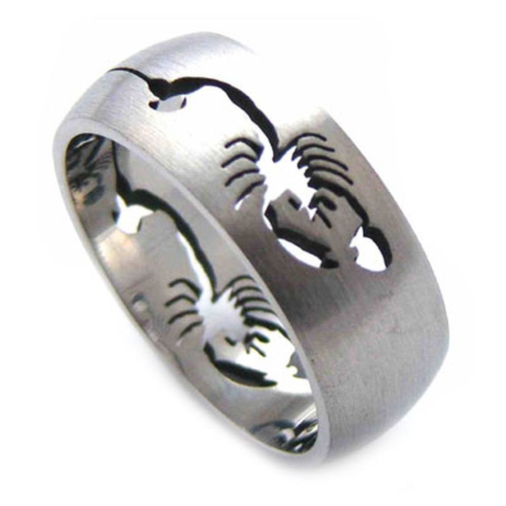 Vivance Fingerring "Skorpion" Edelstahlring günstig online kaufen