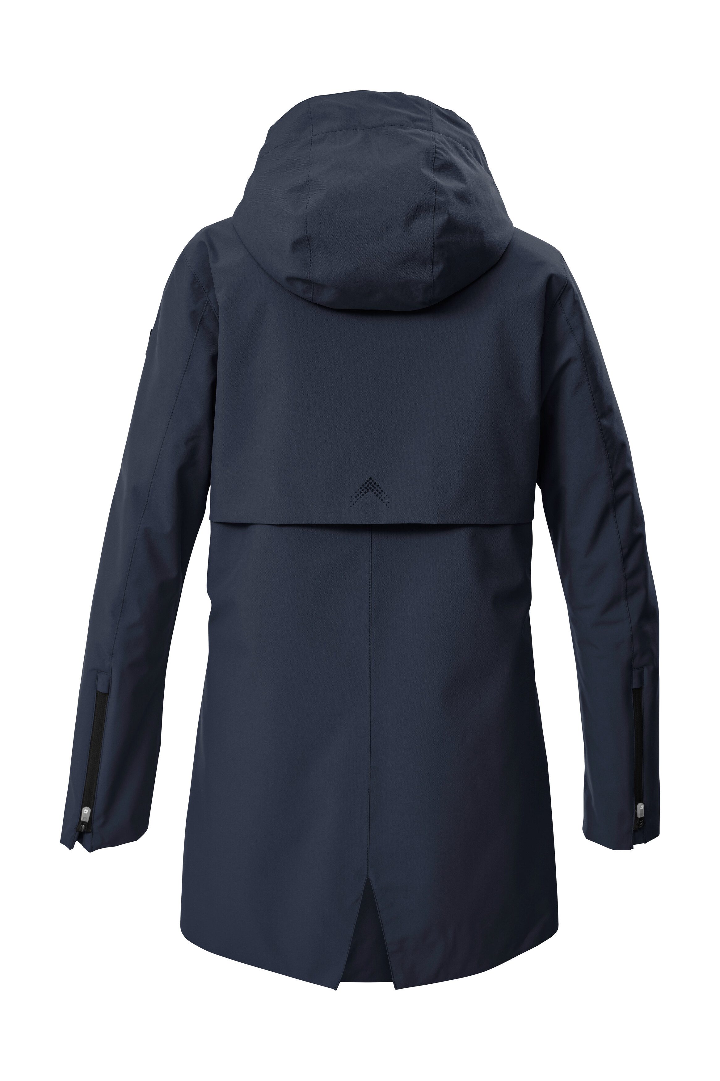 Killtec Parka KOS 159 GRLS PRK Wasserdichter Mädchenparka mit verstellbarer Kapuze und Leo-Muster