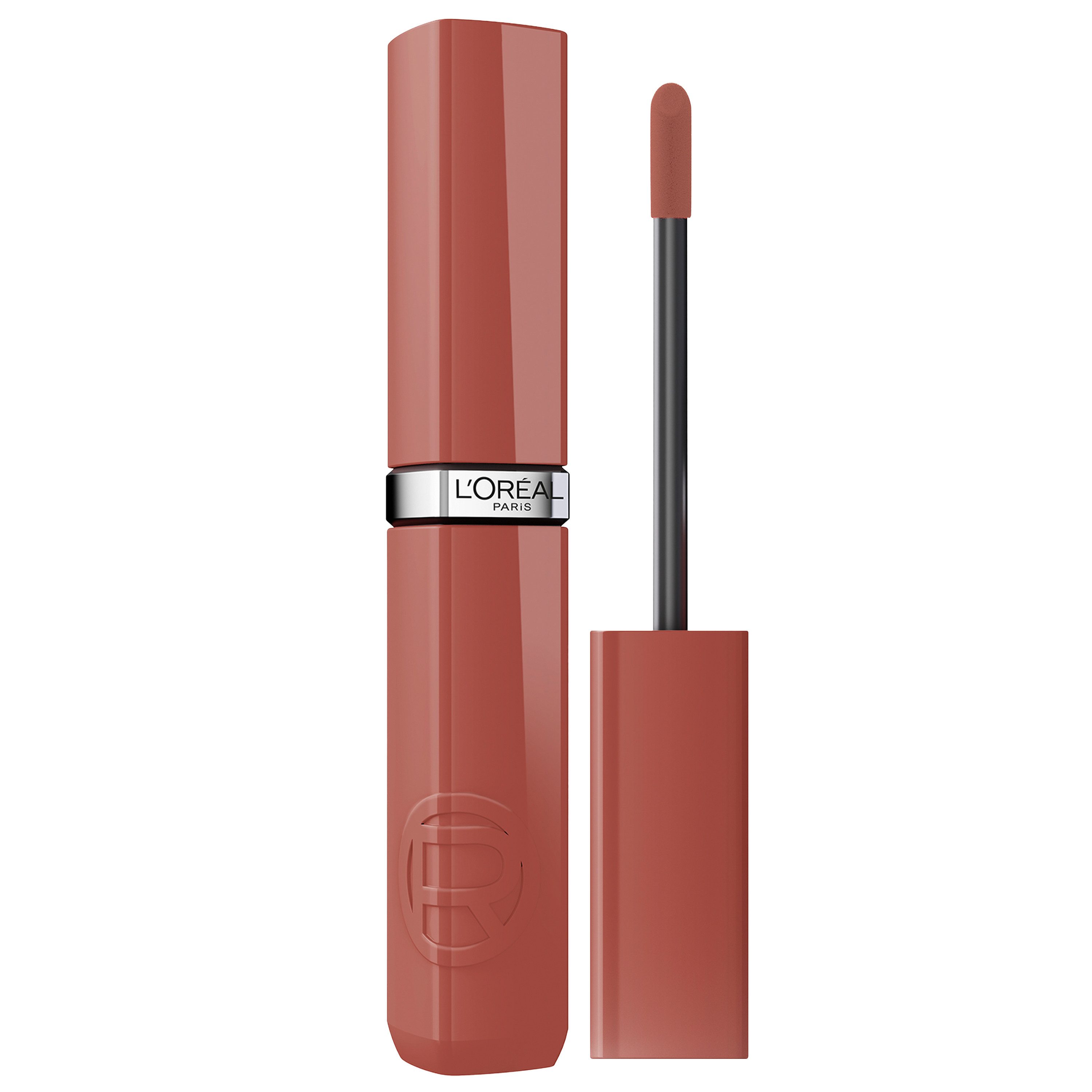 L'ORÉAL PARIS Lippenstift INFAILLIBLE LAQUE RESISTANCE 16H, mit intensiver Farbe und Glanz, bis zu 16 Stunden Halt