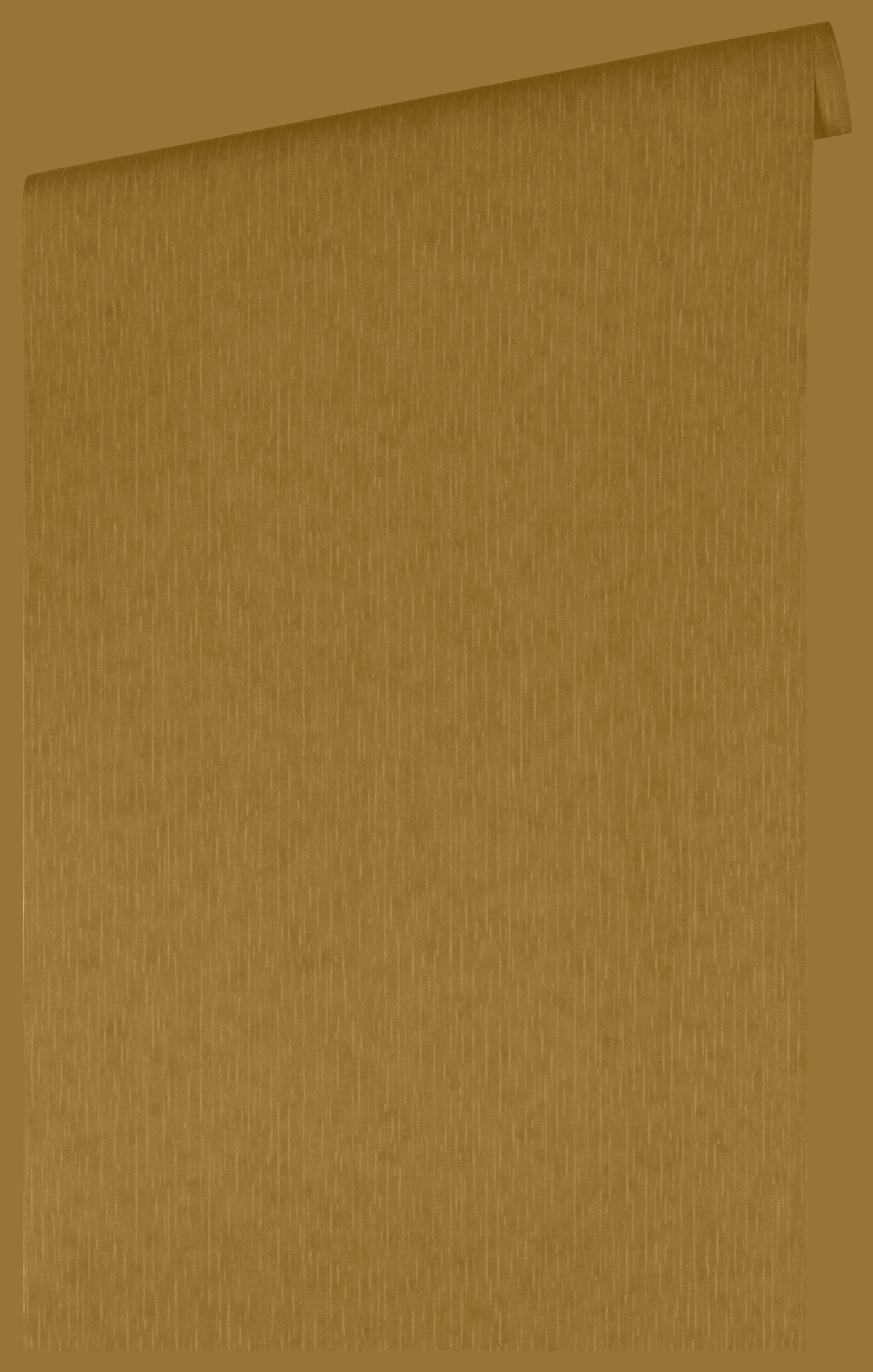 Versace Vliestapete Wallpaper Versace Uni, (1 strukturiert, strukturiert 5 leicht glänzend, St), leicht goldfarben leicht