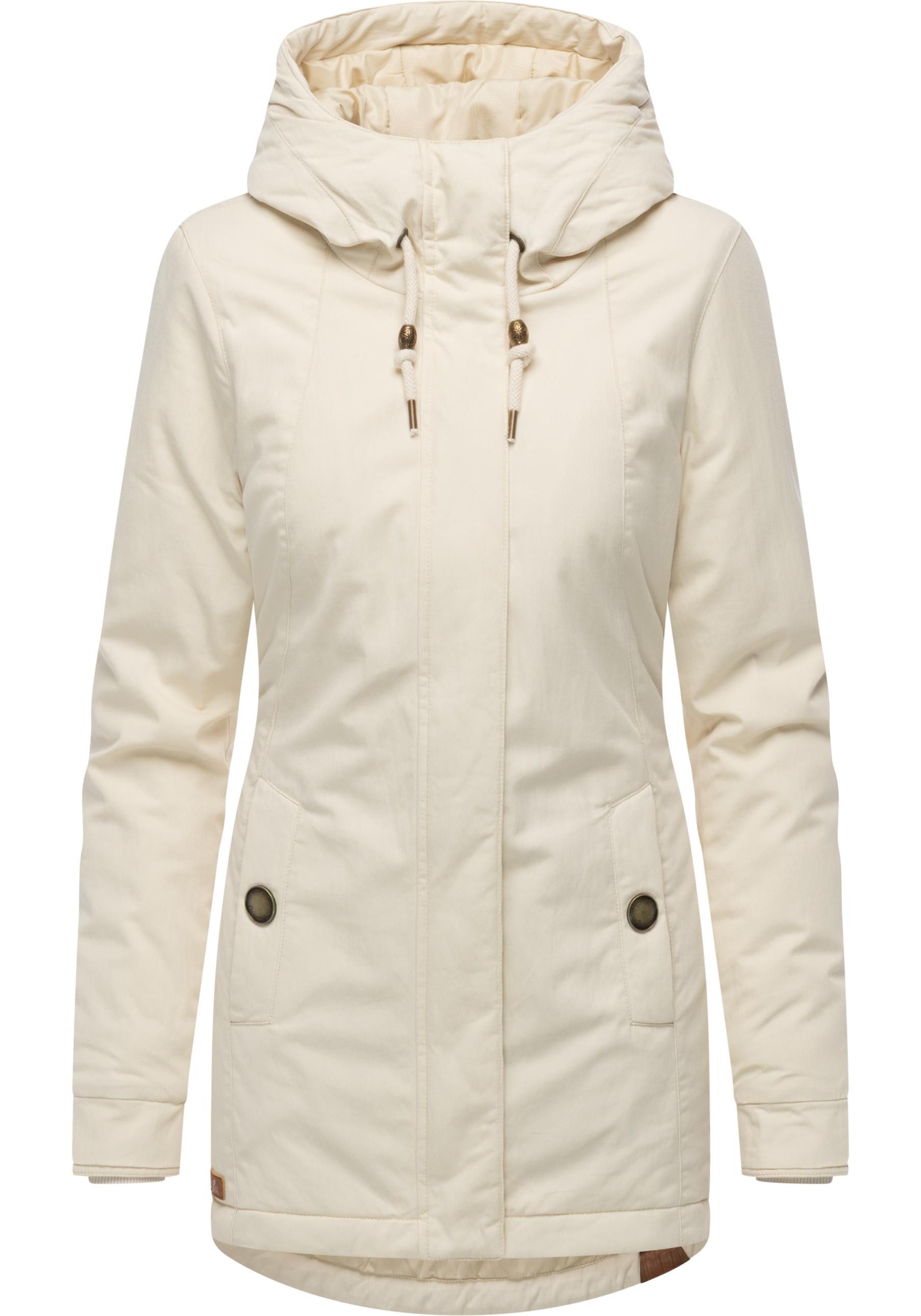 Ragwear Winterjacke Monadena Parka YOUMODO Warmer Kurzmantel mit Kapuze