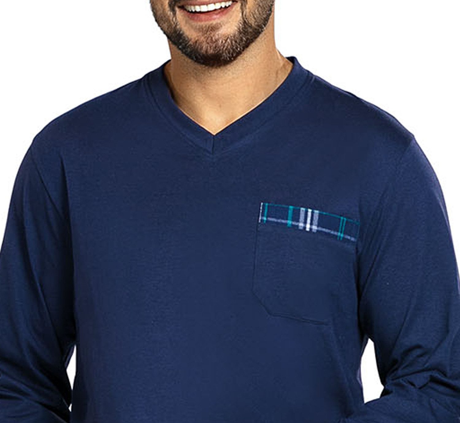 Comte Schlafanzug Gentle Frost (Set, 2 tlg., 2-teilig) Herren Pyjama lang L günstig online kaufen