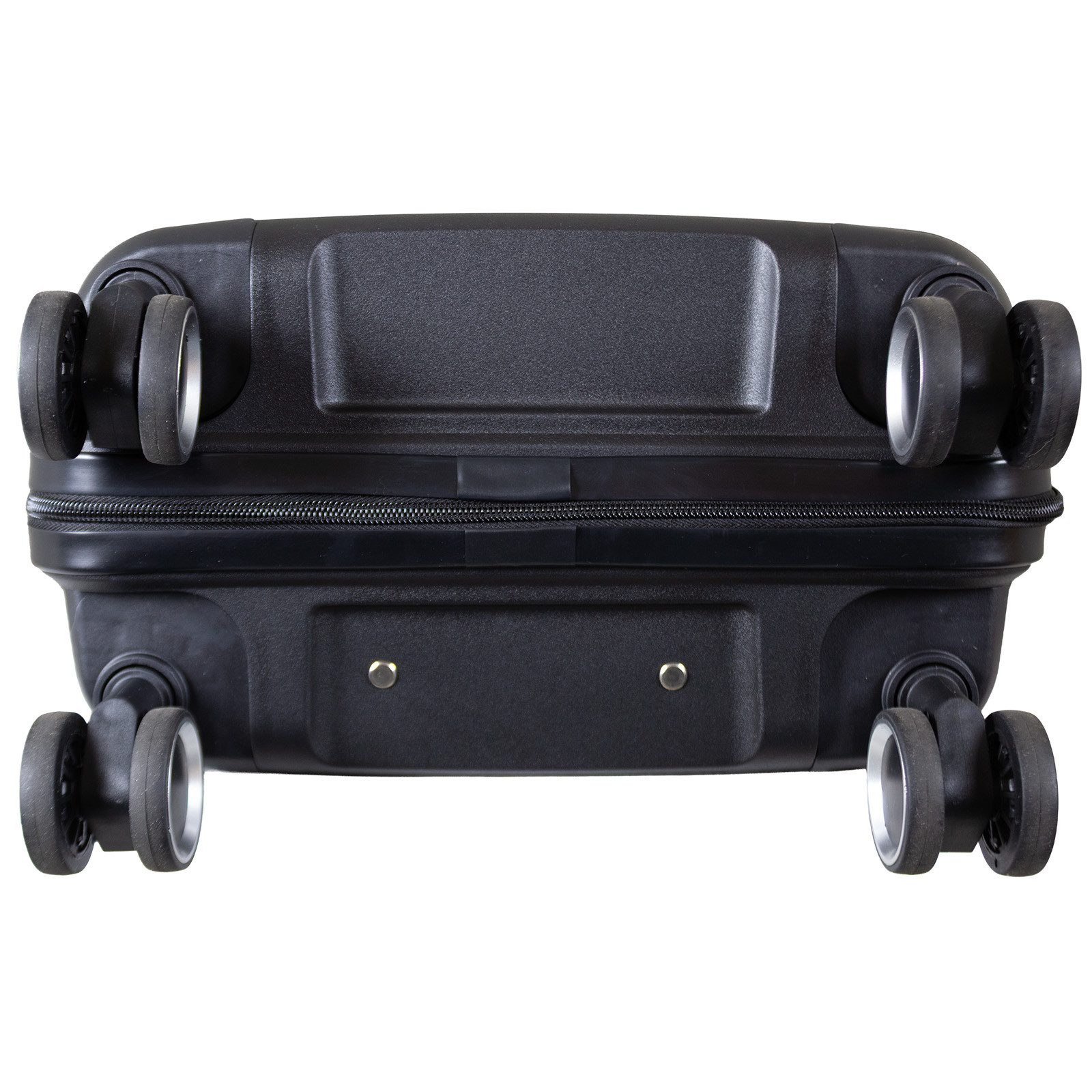 Trendyshop365 Hartschalen-Trolley Reisekoffer Aruba, verschiedene Farben und Größen, 4 Rollen, Polypropylen, extrem robust