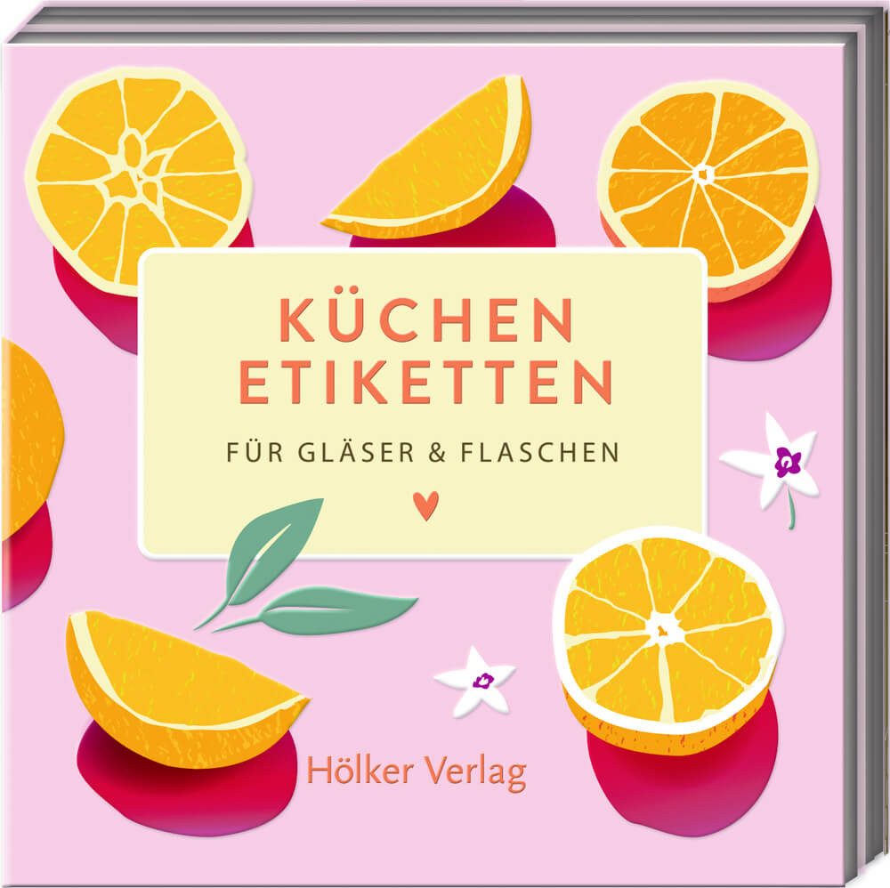 Hölker Verlag Etiketten Küchenetiketten - Orangen (Küchenpapeterie)