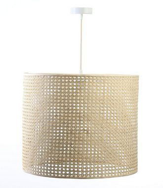 ONZENO Pendelleuchte Rattan Cozy Shimmering 50x43x43 cm, einzigartiges Design und hochwertige Lampe