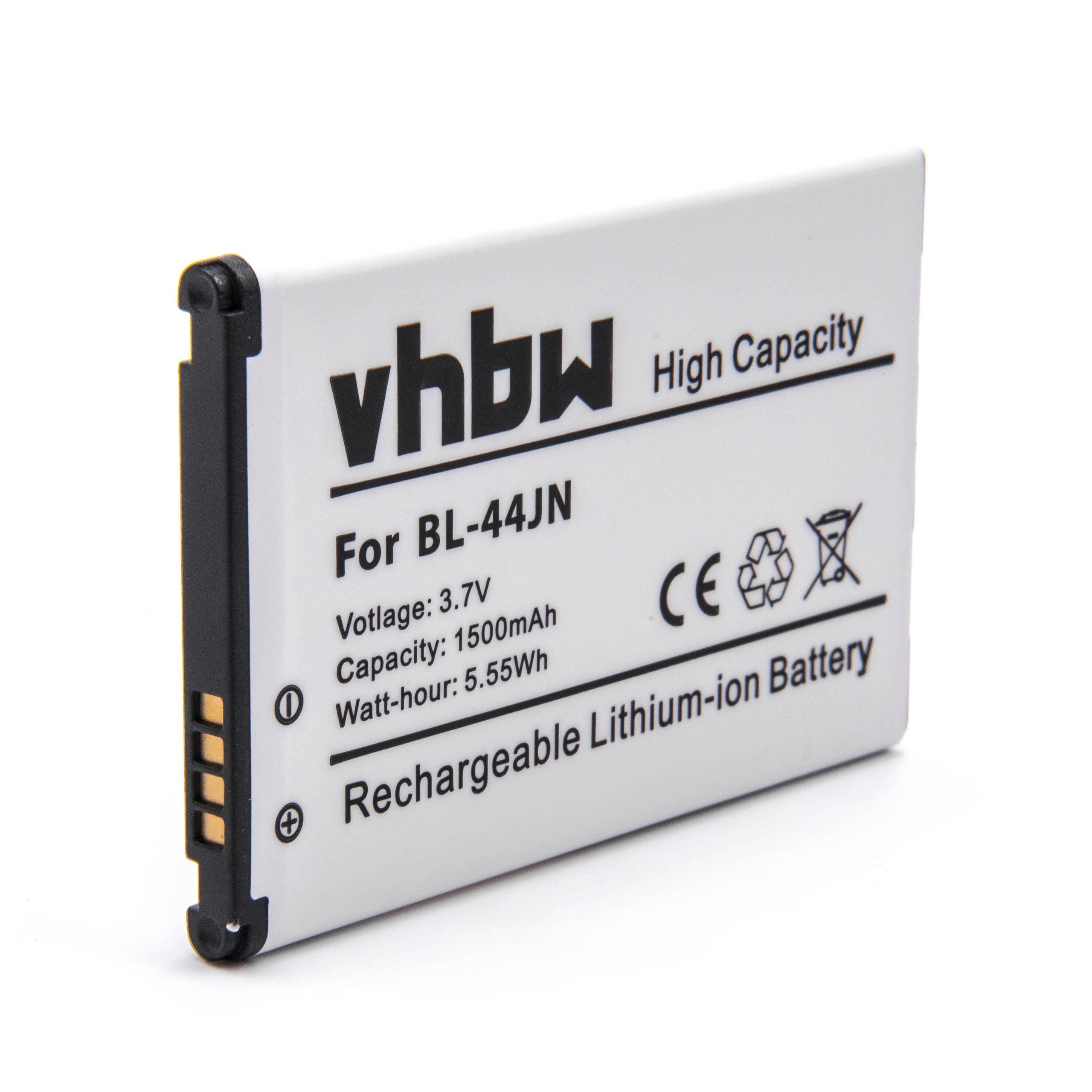 vhbw kompatibel mit Verizon VS700, Enlighten Smartphone-Akku Li-Ion 1500 mAh (3,7 V)