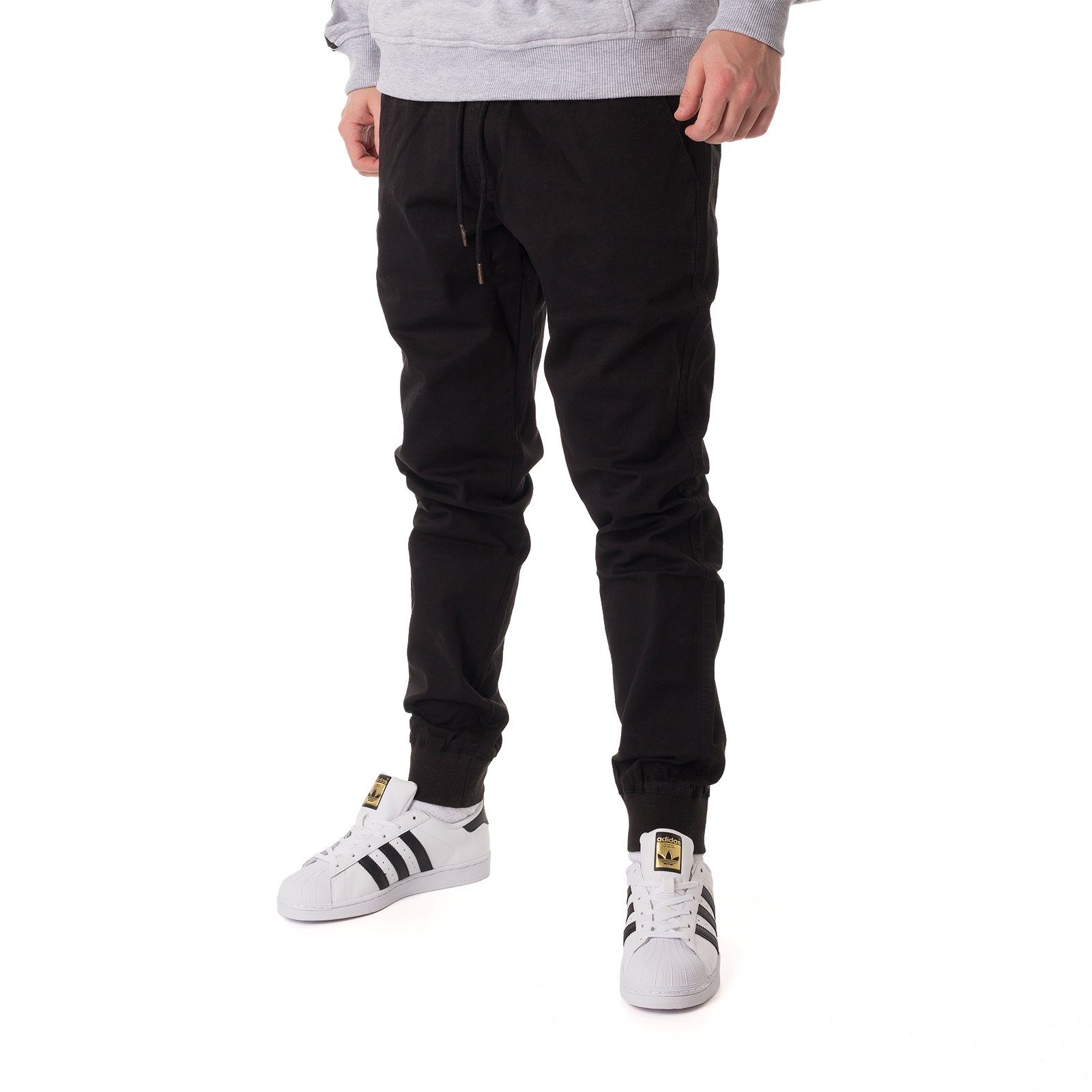 REELL Stoffhose Hose Reell Reflex Rib Pant, G L, L 32, F black