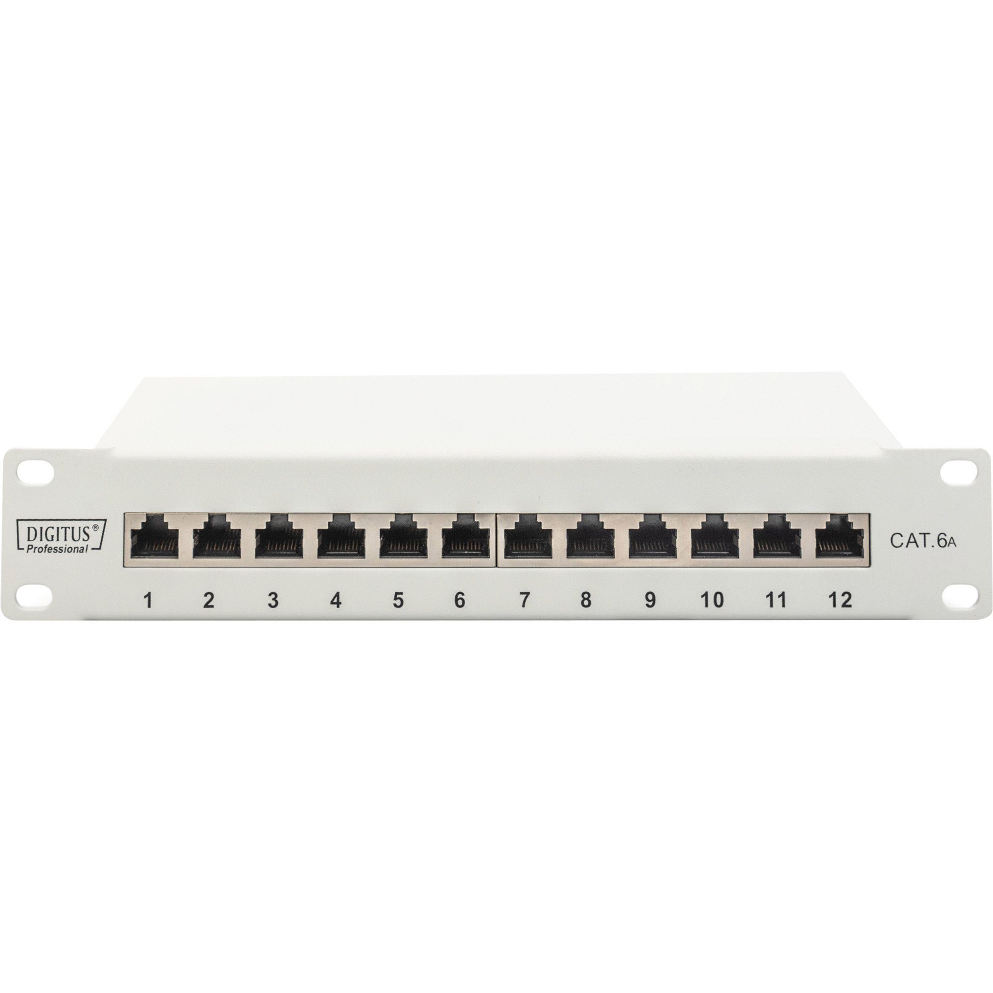 Digitus 10" Patchpanel DN-91612S-EA-G, 12-Port, Netzwerk-Switch