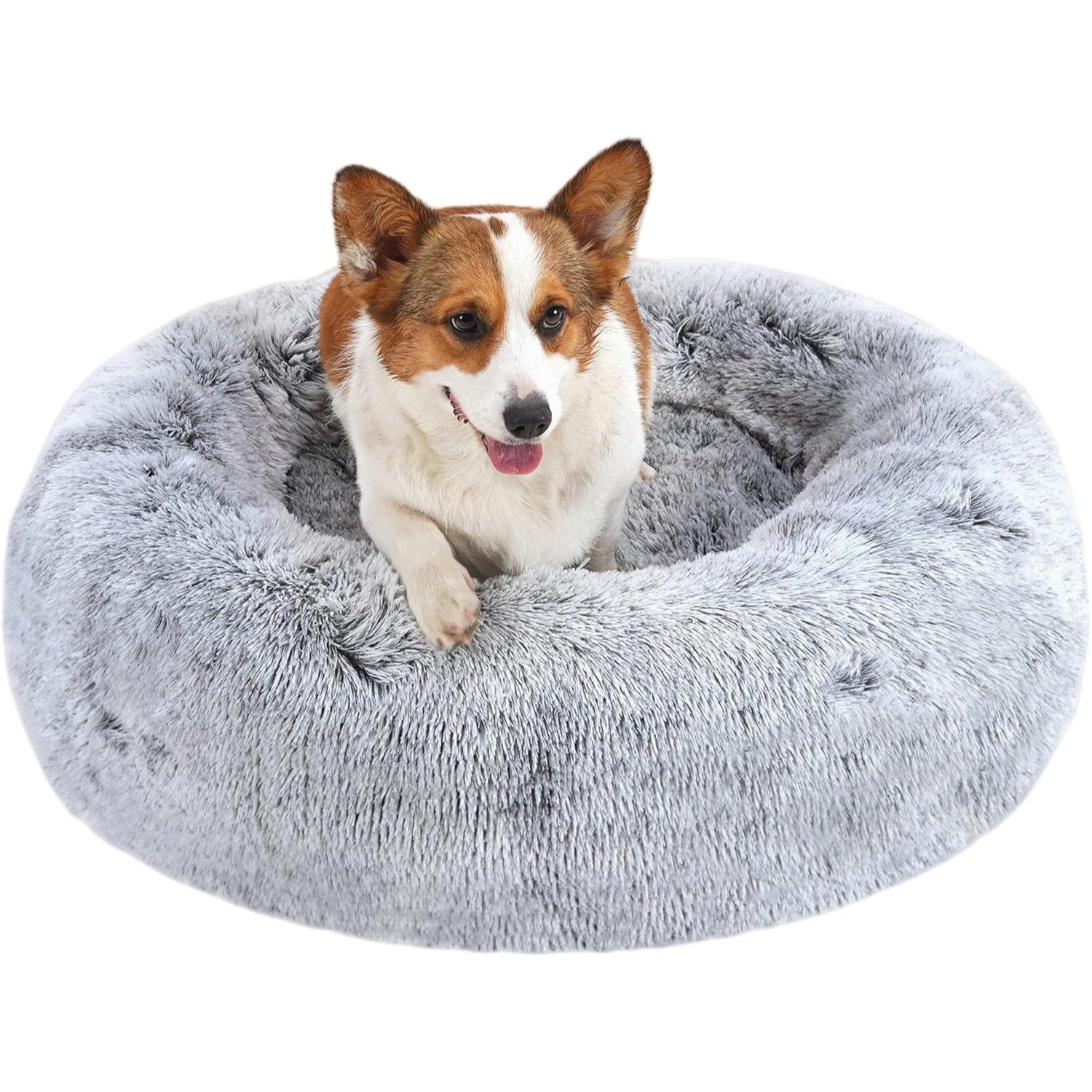 LuxusKollektion Hundekäfig Orthopädisches Hundebett rund Hundekissen Hundesofa waschbar