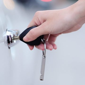 WINTEX Schlüsselanhänger 25mm Schlüsselringe 100 Stück abgerundet (1-tlg), 25mm Schlüsselringe 100 Stück abgerundet
