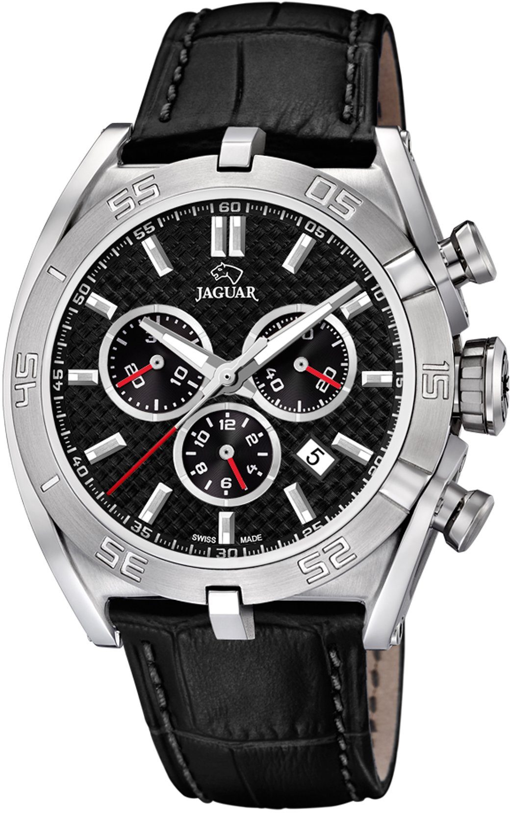 Jaguar Chronograph Executive, J857/4, Armbanduhr, Quarzuhr, Herrenuhr, Saphirglas, Stoppfunktion, Swiss Made
