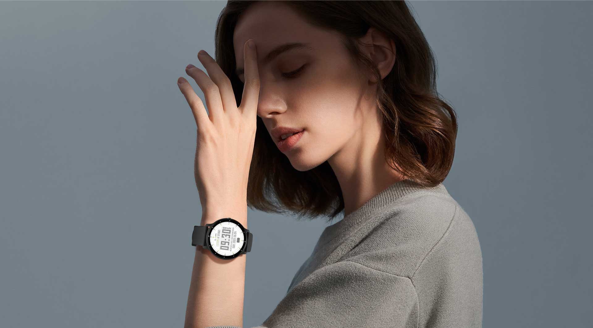 Zevelora Herren's & Damen's IP67 Wasserdicht Fitness-Tracker Telefonfunktion Smartwatch (3,53 cm/1,39 Zoll, Android/iOS), mit austauschbarem weichem Mesharmband, - 230 mAh Akku mit G-Sensor, Herzfrequenzmesser & Schrittzähler