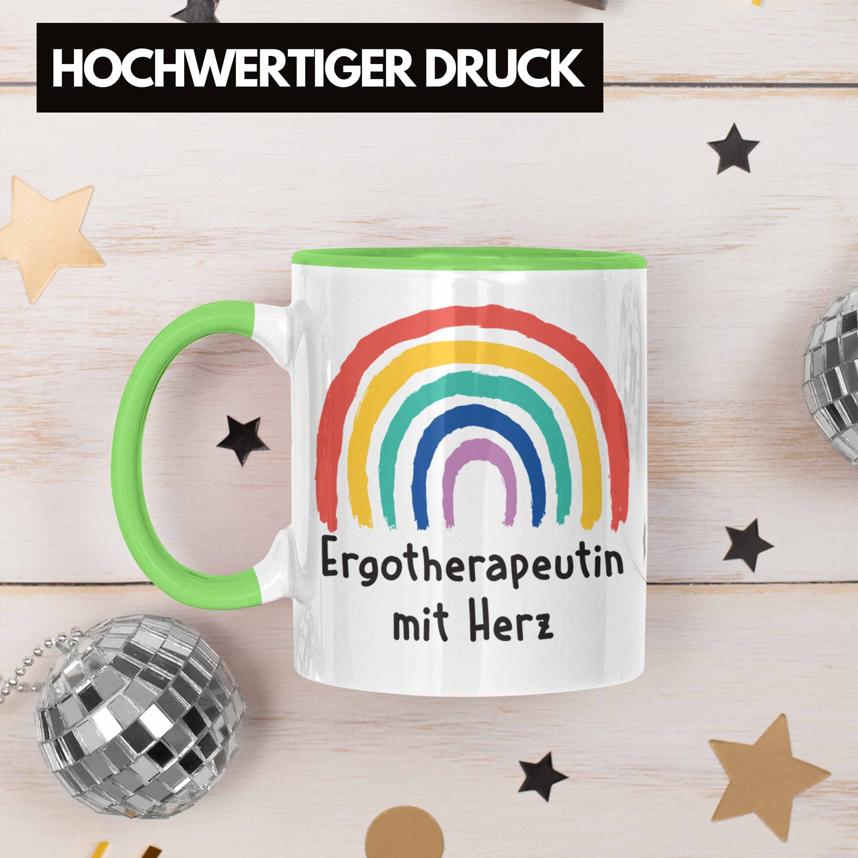 Trendation Tasse Trendation - Ergotherapeutin mit Herz Tasse Geschenk mit Spruch Kaffee – Bild 3 von 5