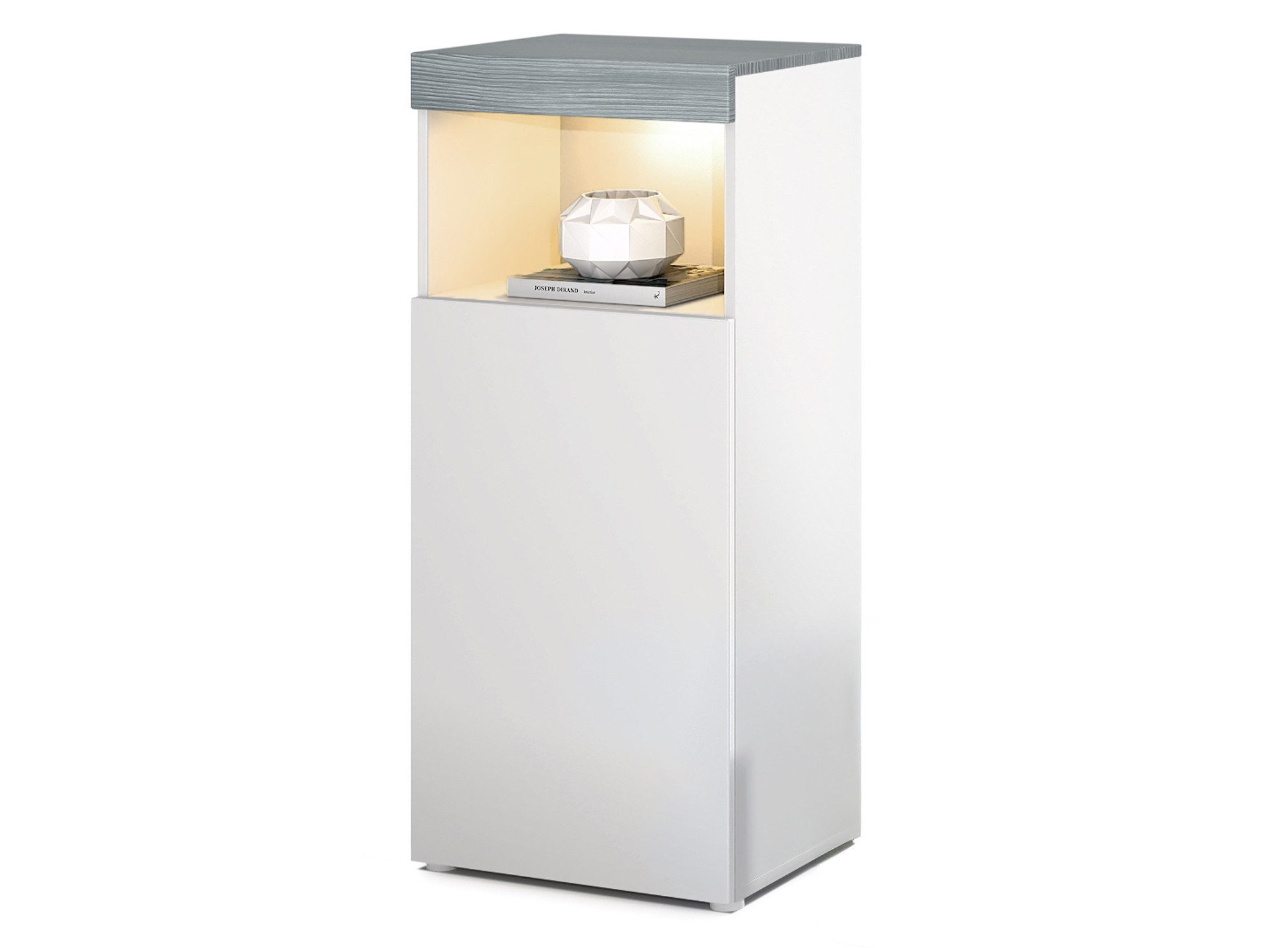 Vladon Standvitrine Pure (Vitrine, Korpus, Avola-Anthrazit günstig online kaufen