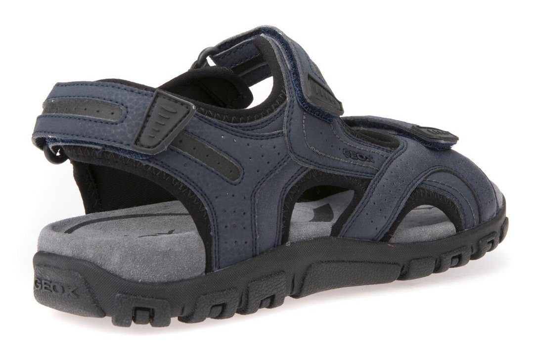 STRADA SANDAL Geox navy-dunkelgrau im Sandale Trekking-Look UOMO