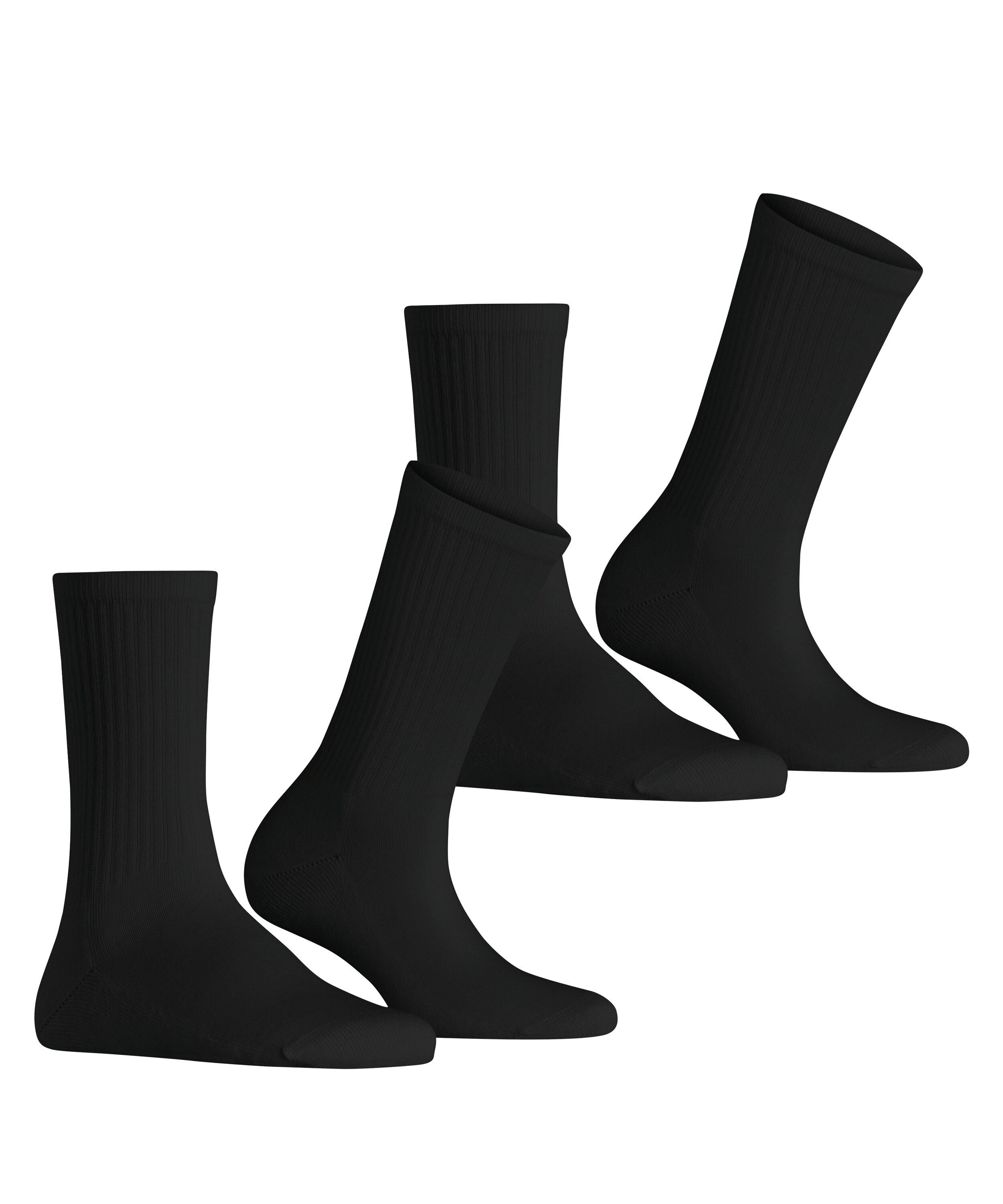 Esprit Socken Basic Tennis (2 Paar) Rippenstruktur, schmales Bündchen, weiche Sohle