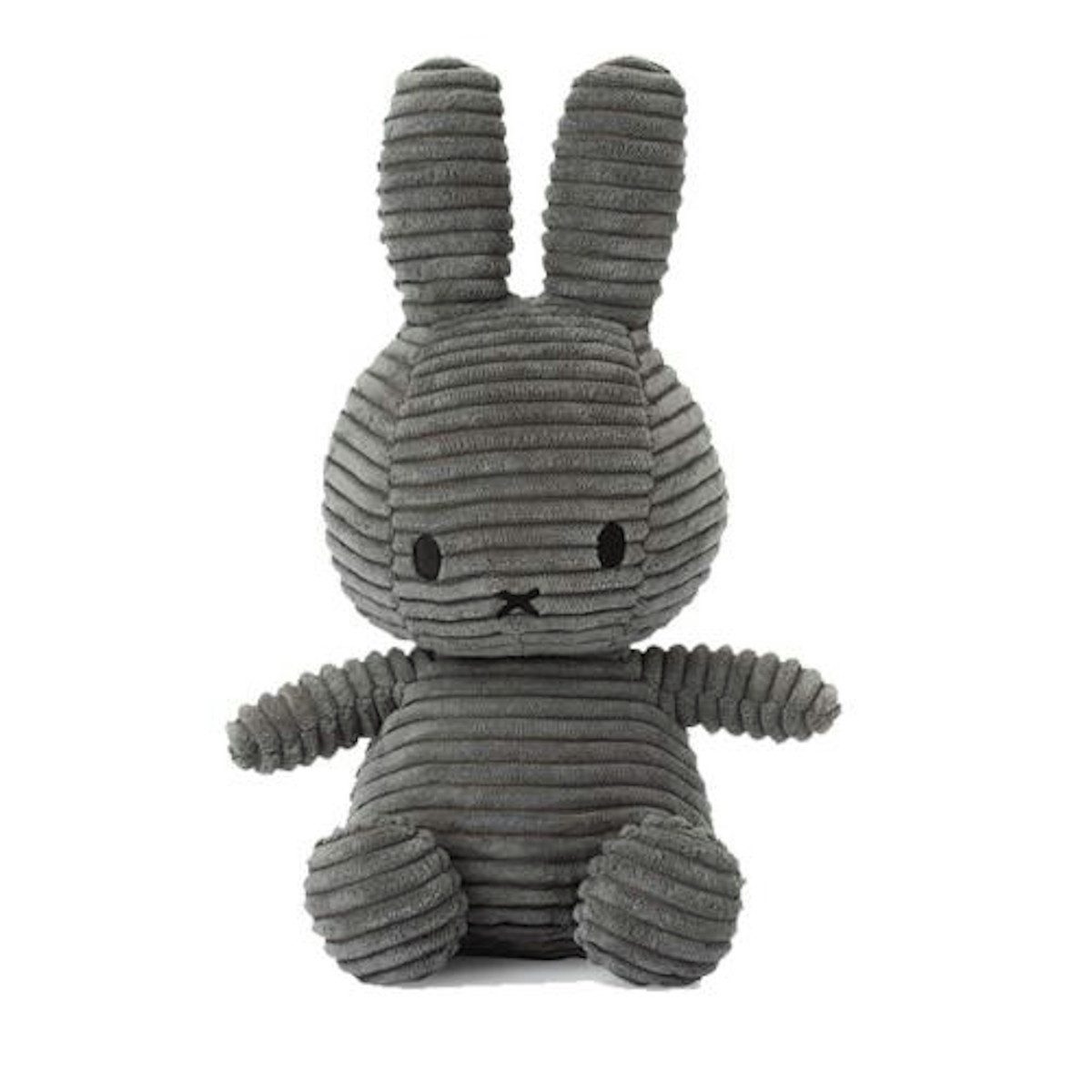 Bon Ton Toys Kuscheltier Miffy - Cord-Plüschfigur (anthrazit, 33cm) günstig online kaufen